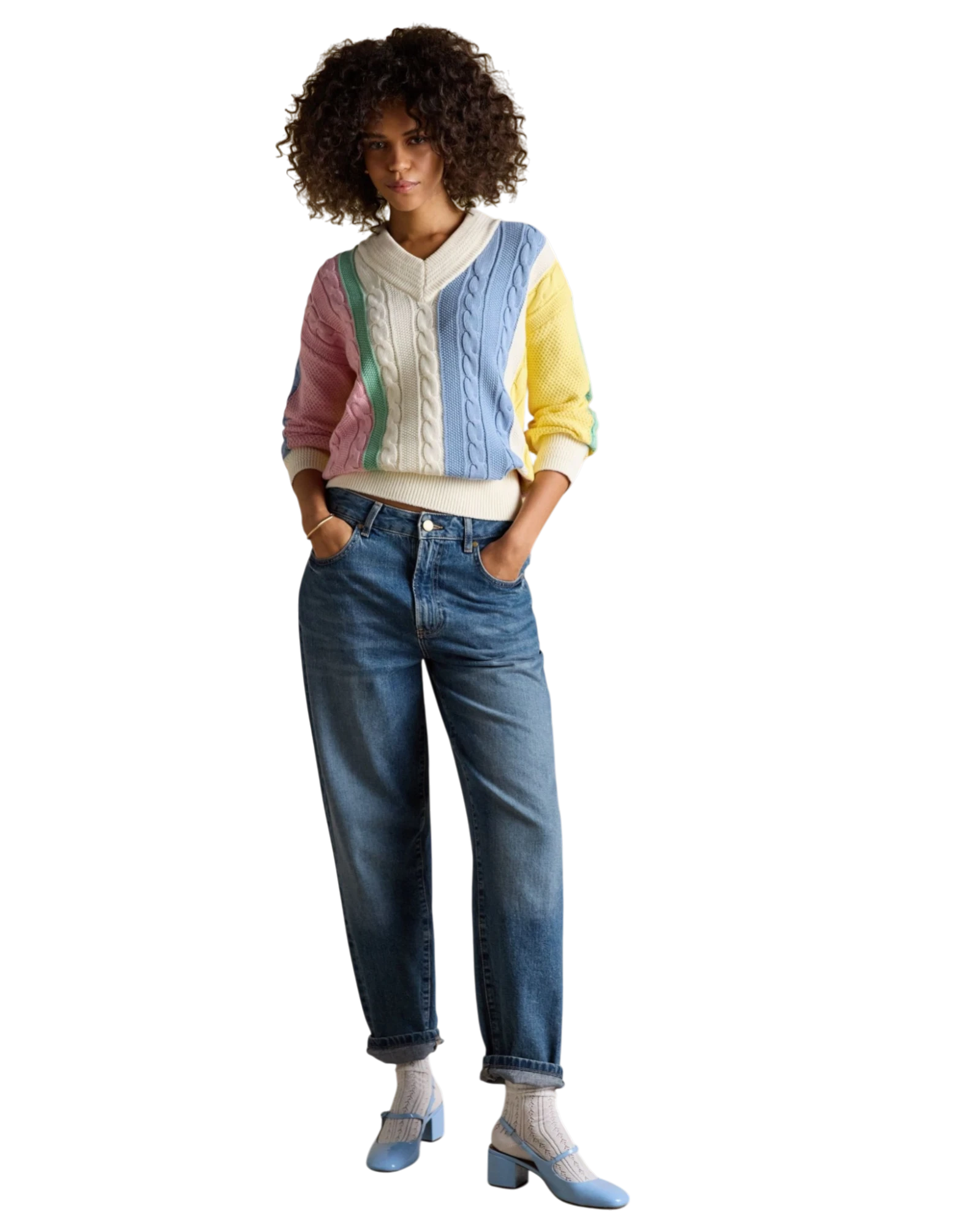 Dibbly Jumper - Multi Stripe