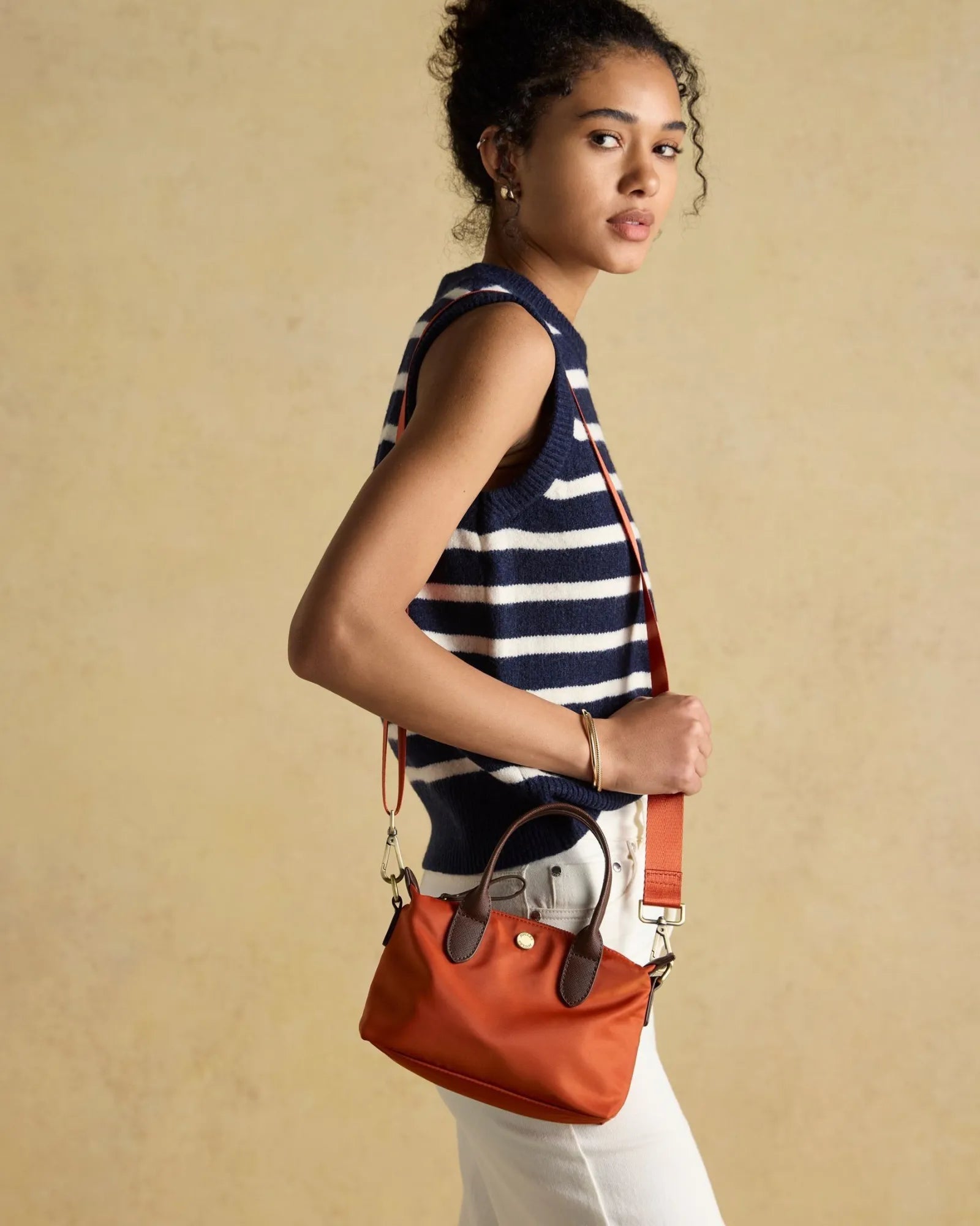 Edie Mini Cross Body Bag - Orange