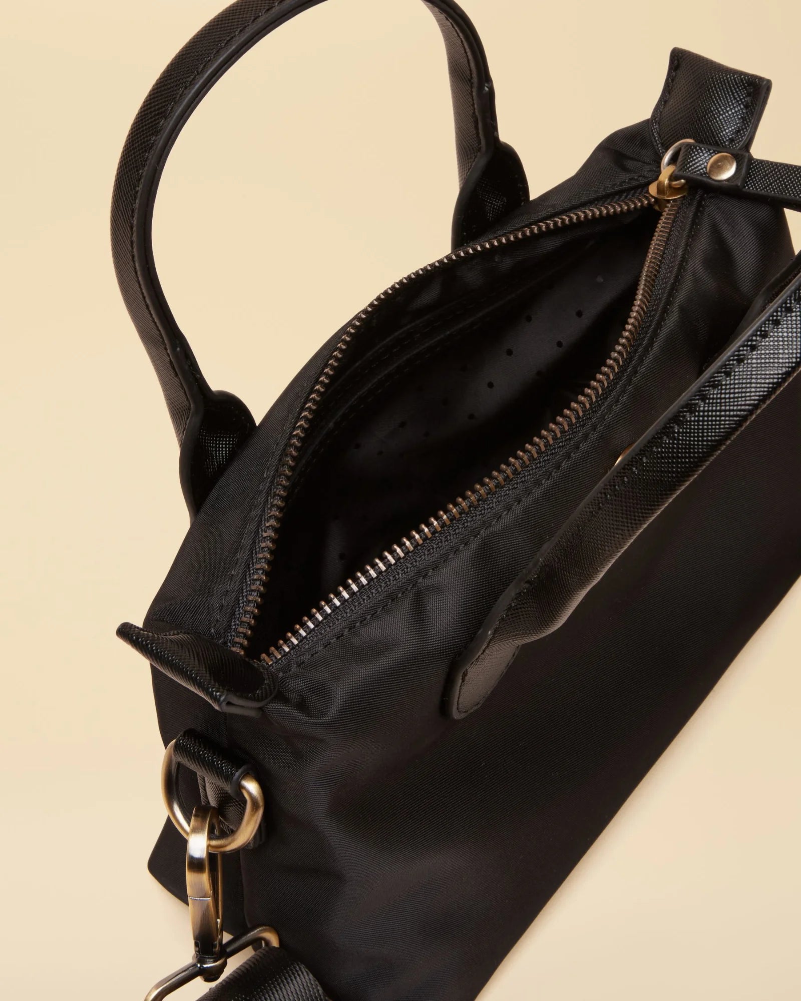 Edie Mini Crossbody Bag - Black