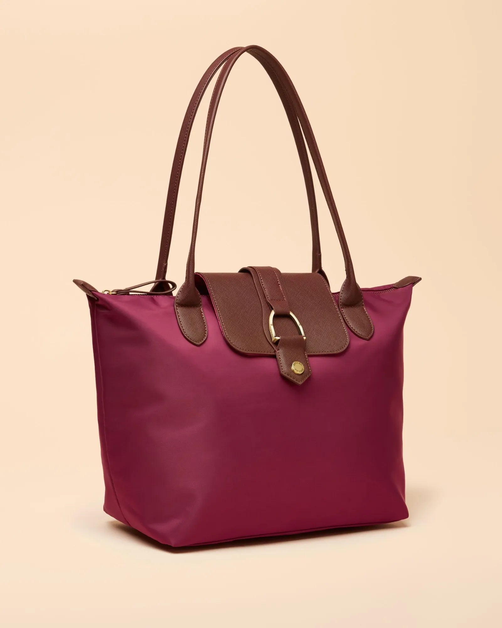 Edie Shopper Bag - Berry Red
