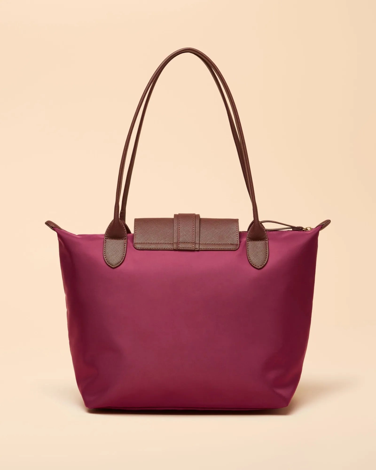 Edie Shopper Bag - Berry Red