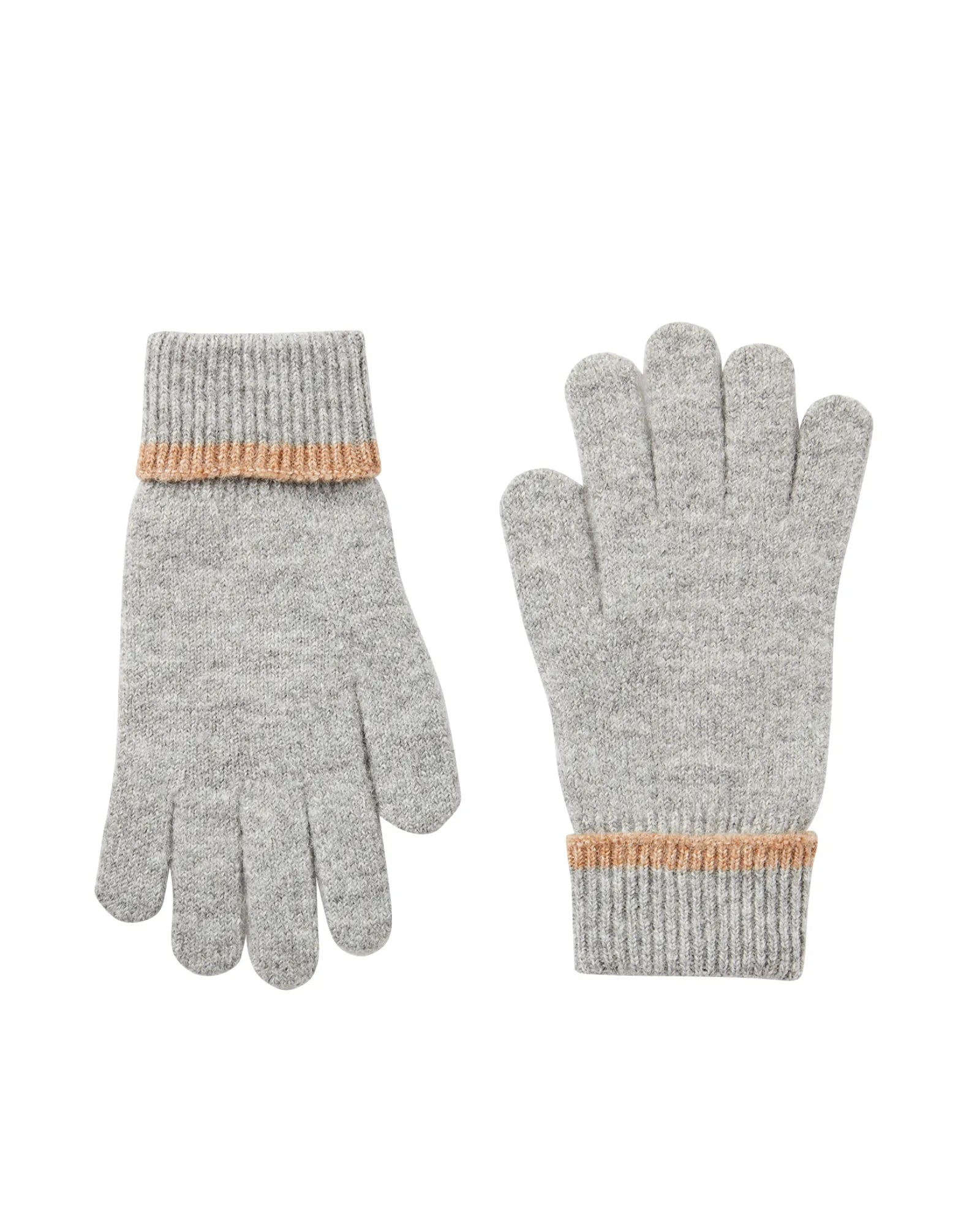Eloise Grey Knitted Gloves