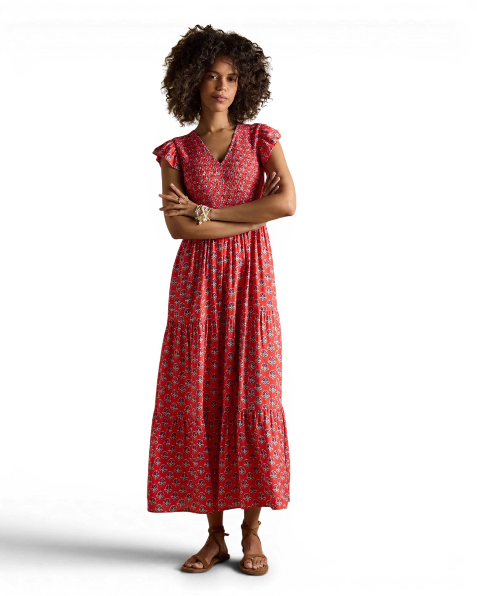 Esme Dress - Cayenne