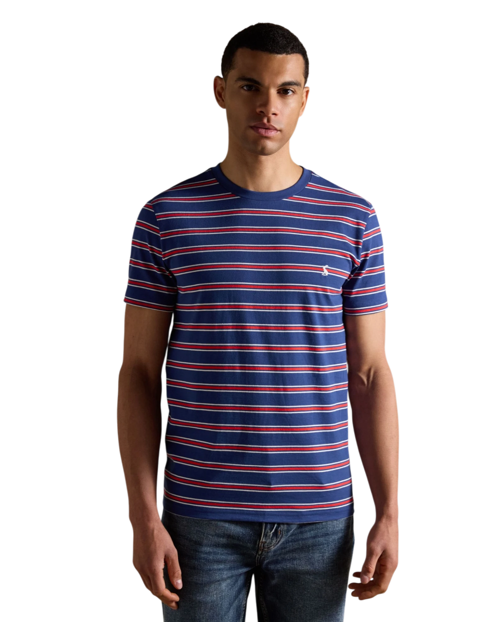 Everyday Stripe T-Shirt - Navy/Red
