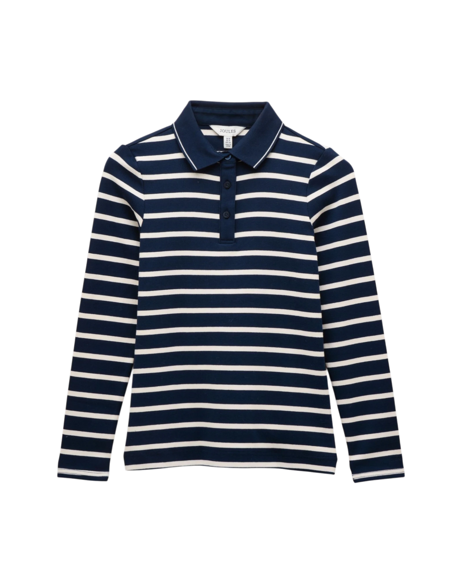 Fairfield Polo Shirt - Navy/Cream Stripe