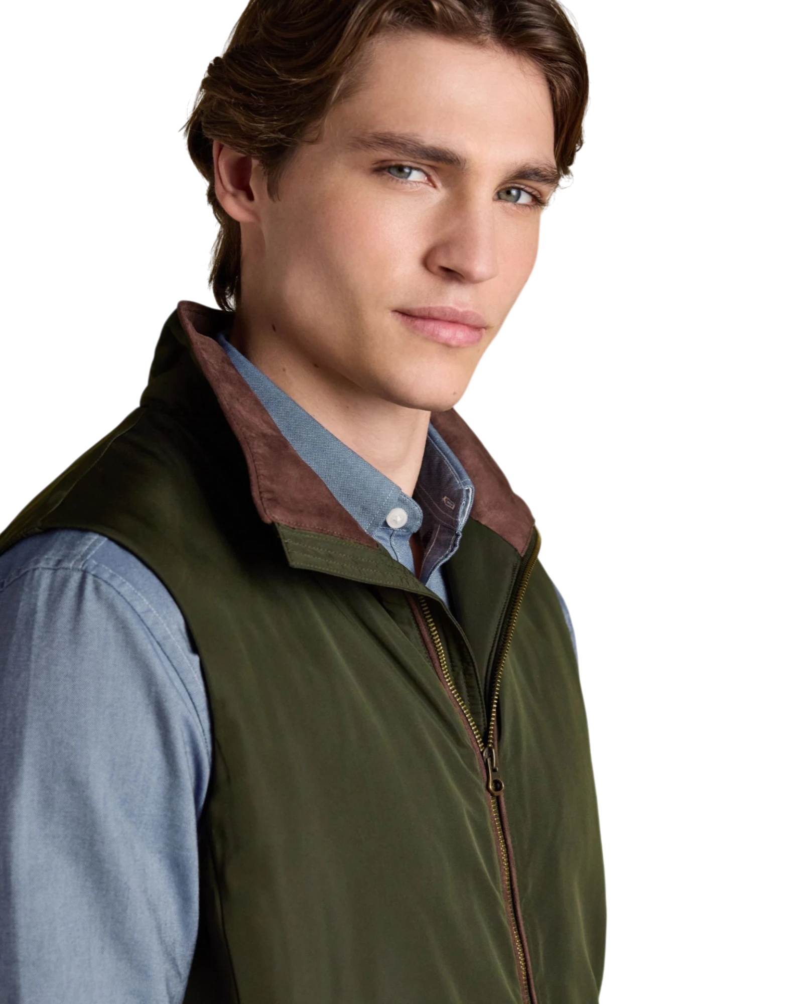 Farnham Gilet - Khaki Green