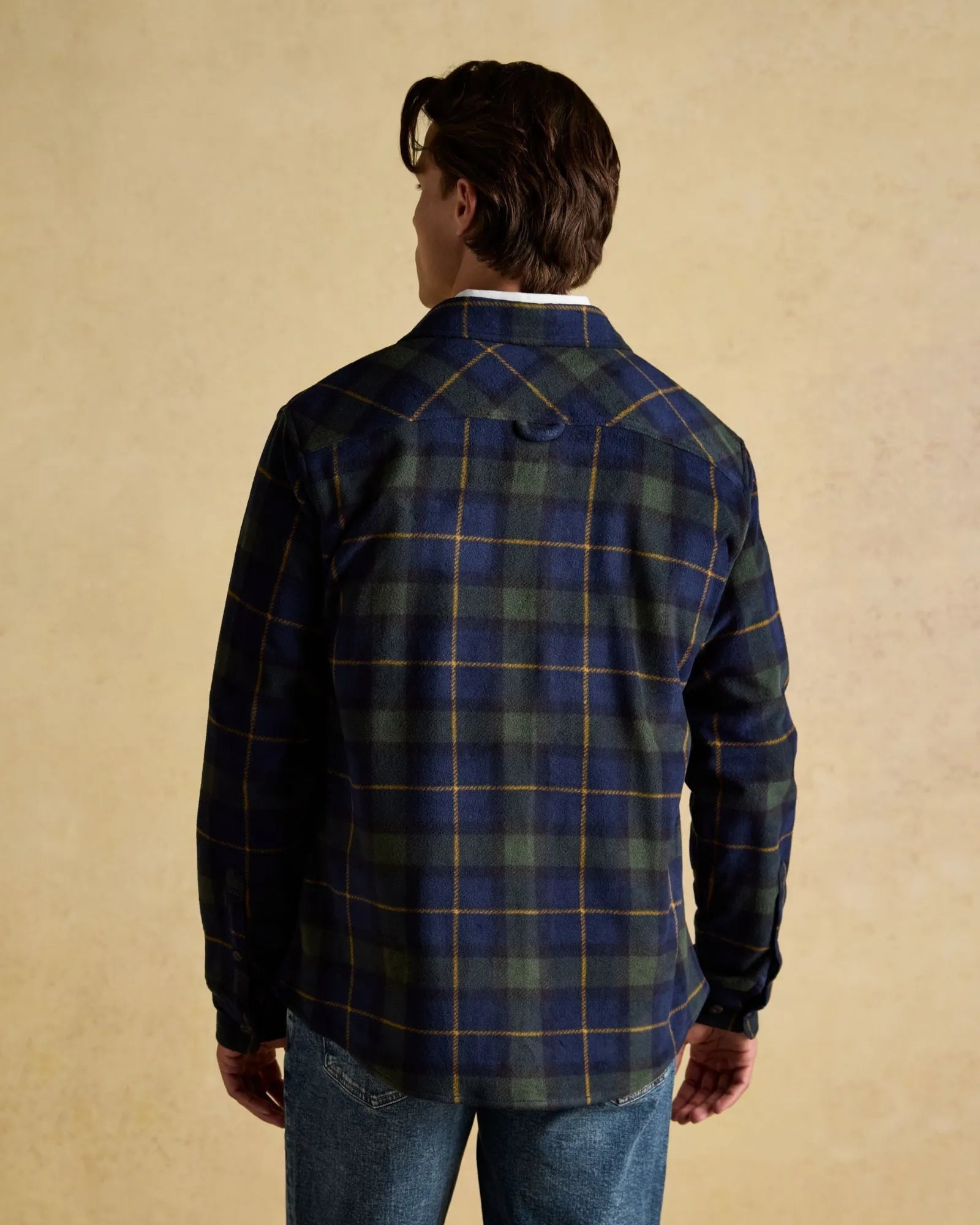 Fleece Shirt - Navy Check