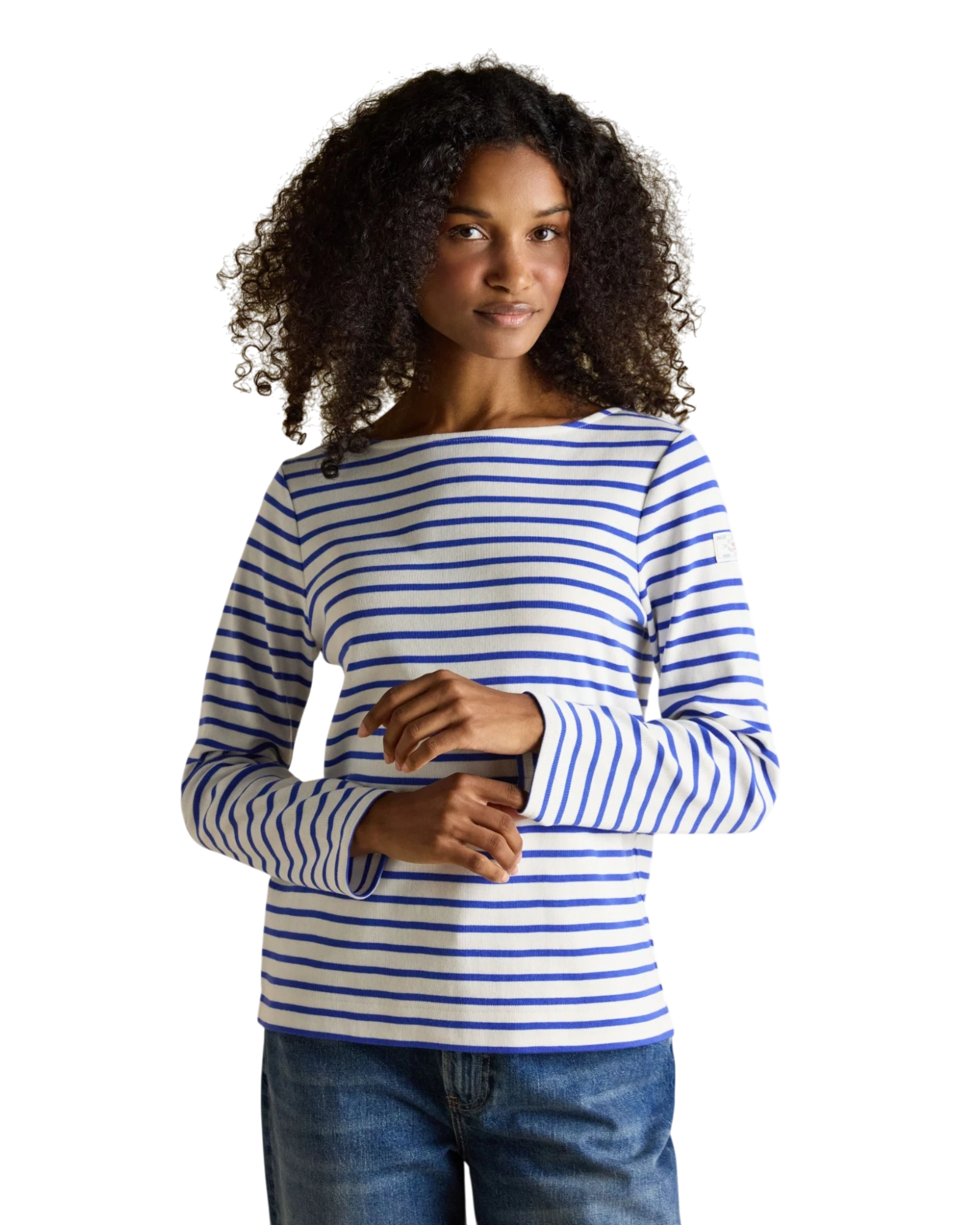 Harbour Long Sleeve Top - Blue Stripe