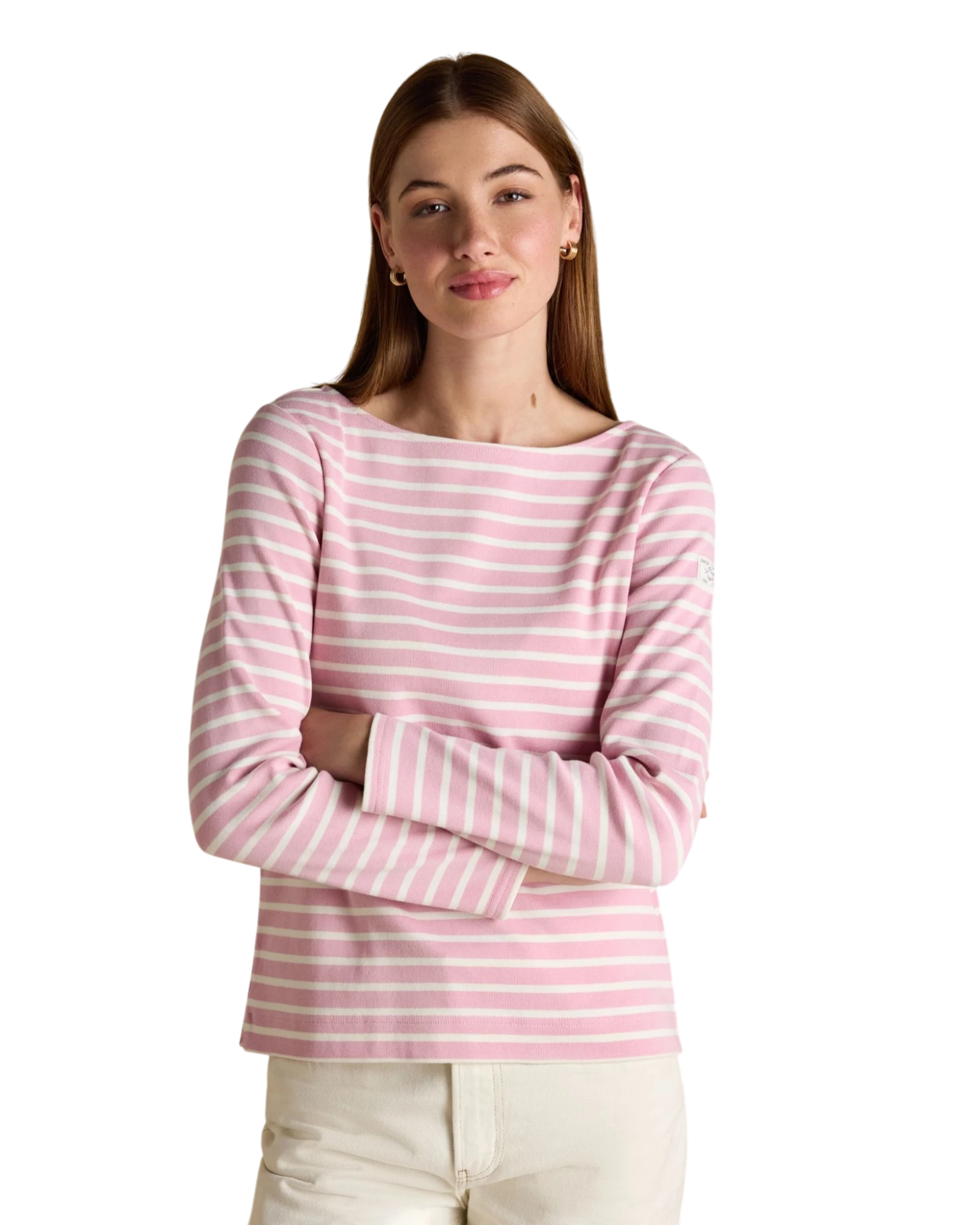Harbour Long Sleeve Top - Pink Stripe