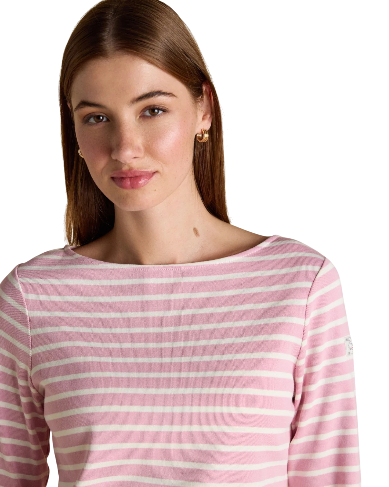 Harbour Long Sleeve Top - Pink Stripe