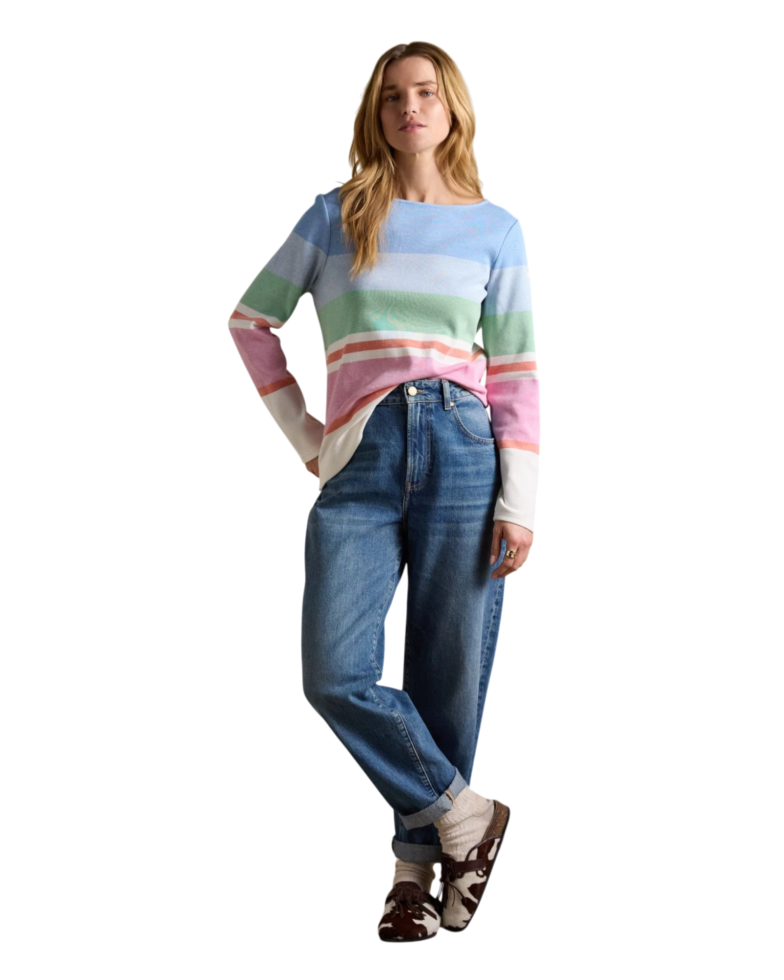 Harbour Top - Multi Stripe