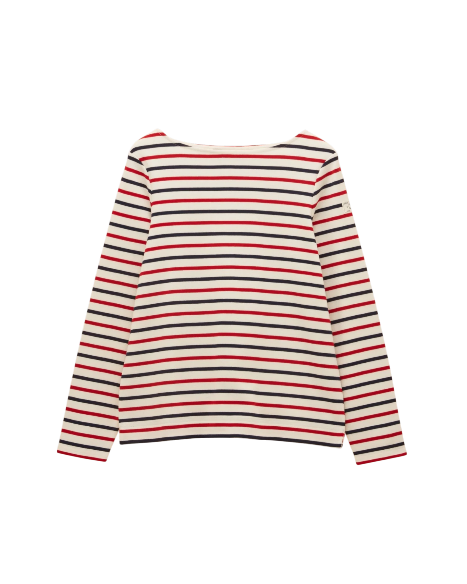 Harbour Top - Navy/Red Stripe