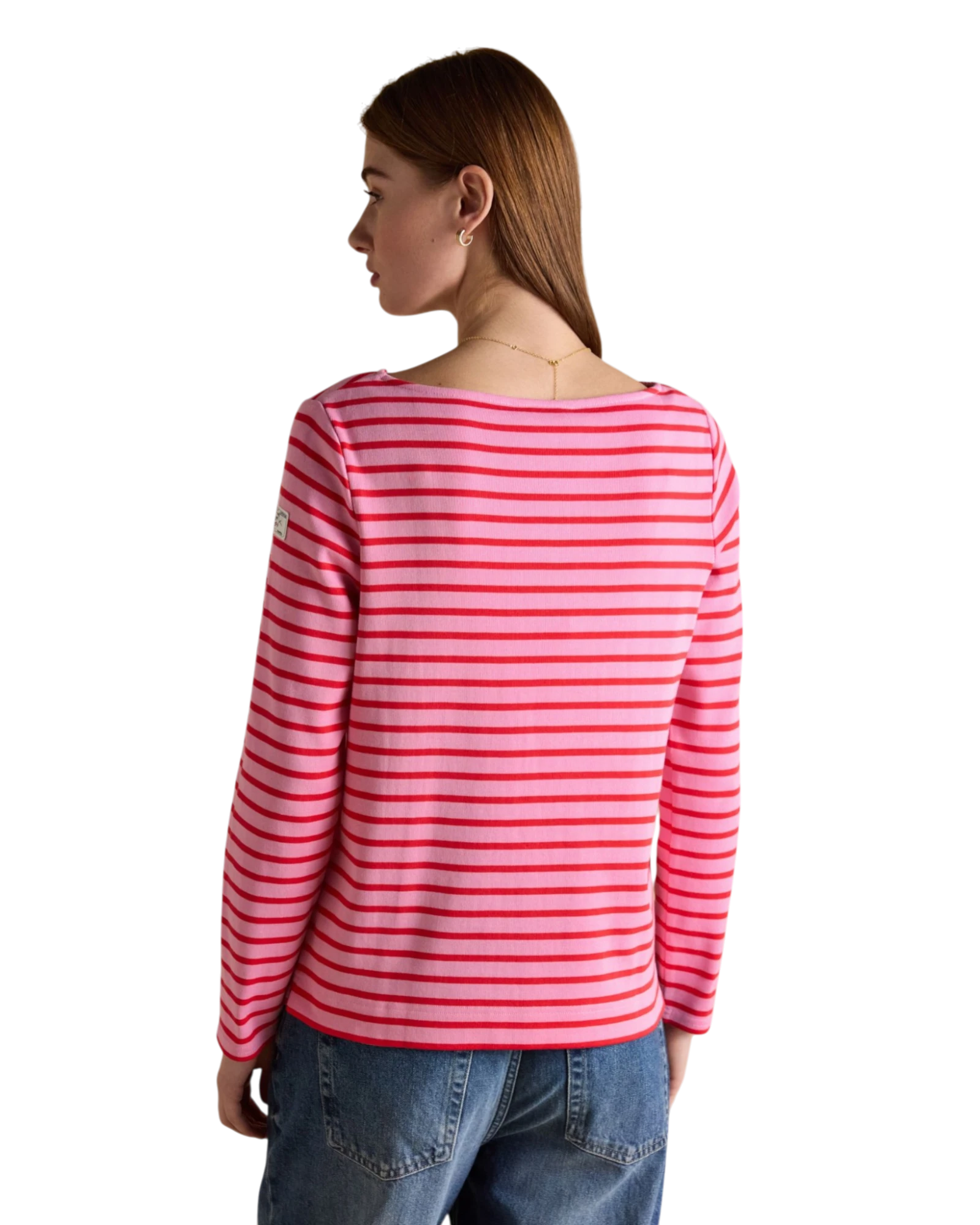 Harbour Top - Pink/Red Stripe