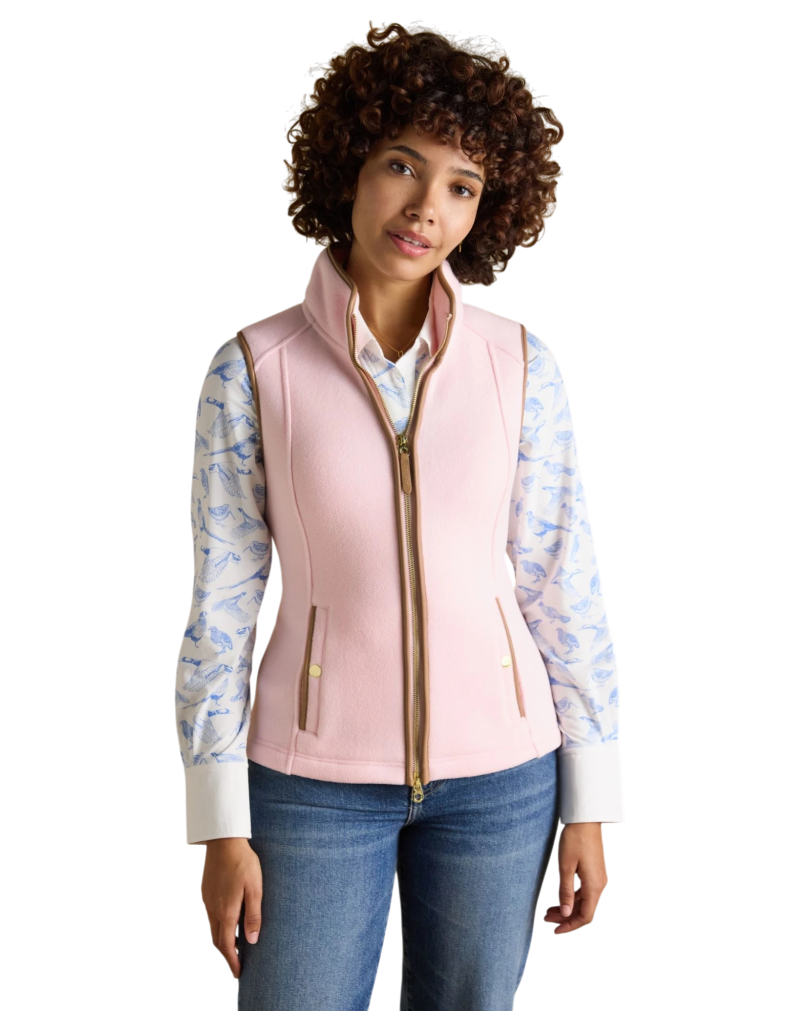 Heritage Gilet - Light Pink