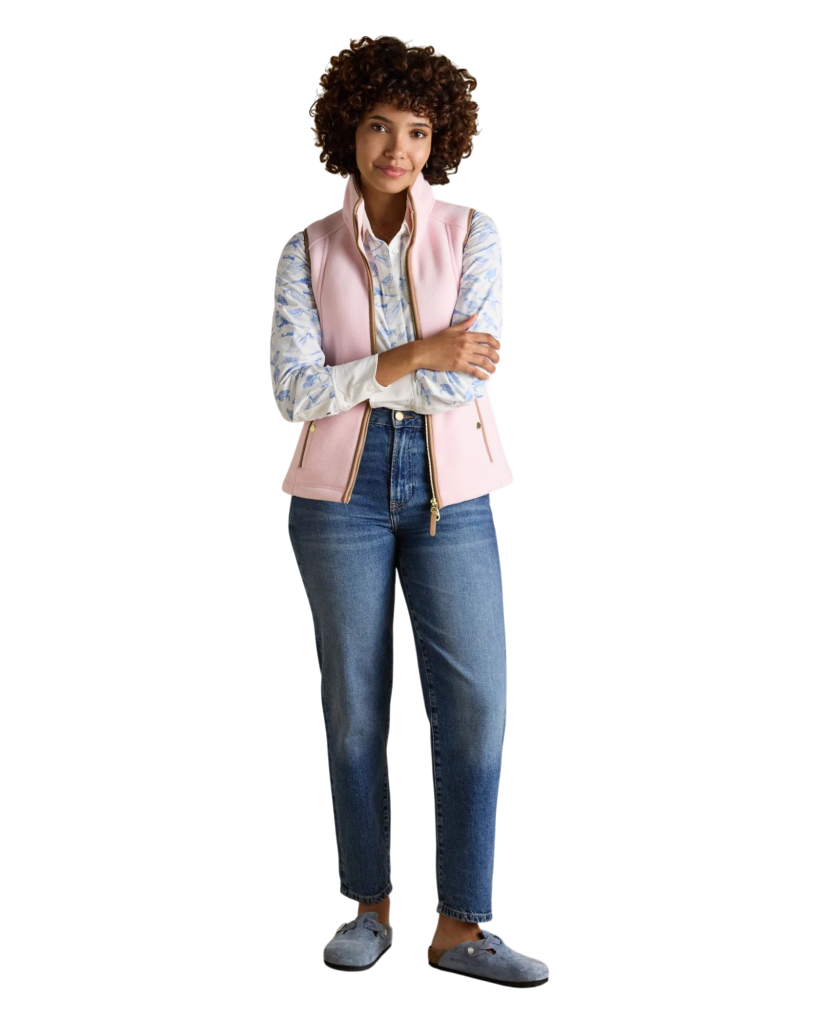 Heritage Gilet - Light Pink