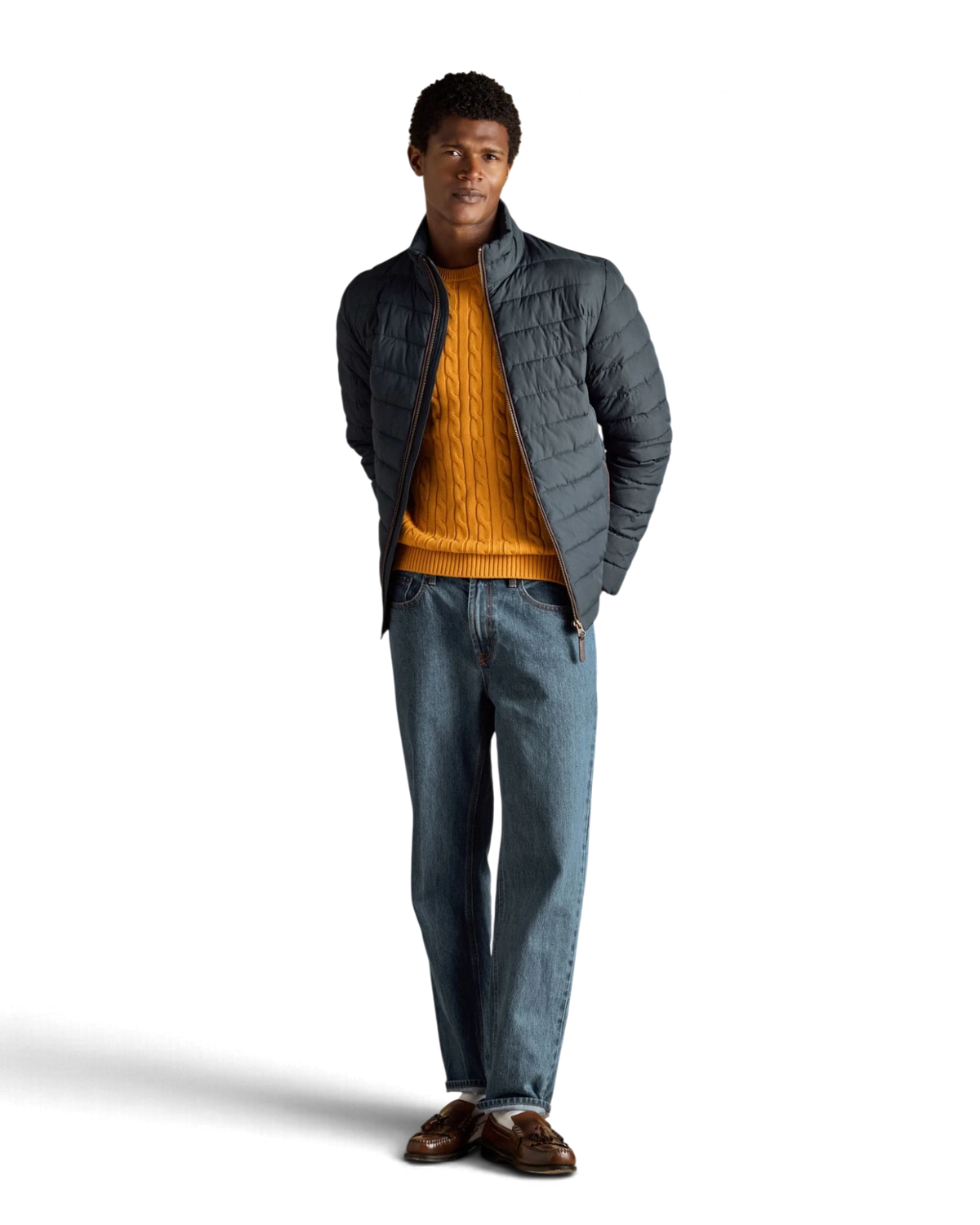 Heritage Padded Coat - Navy
