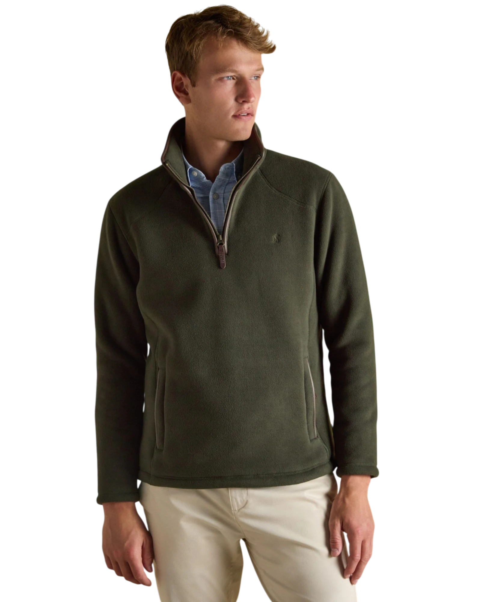 Heritage Quarter Zip Fleece - Dark Green