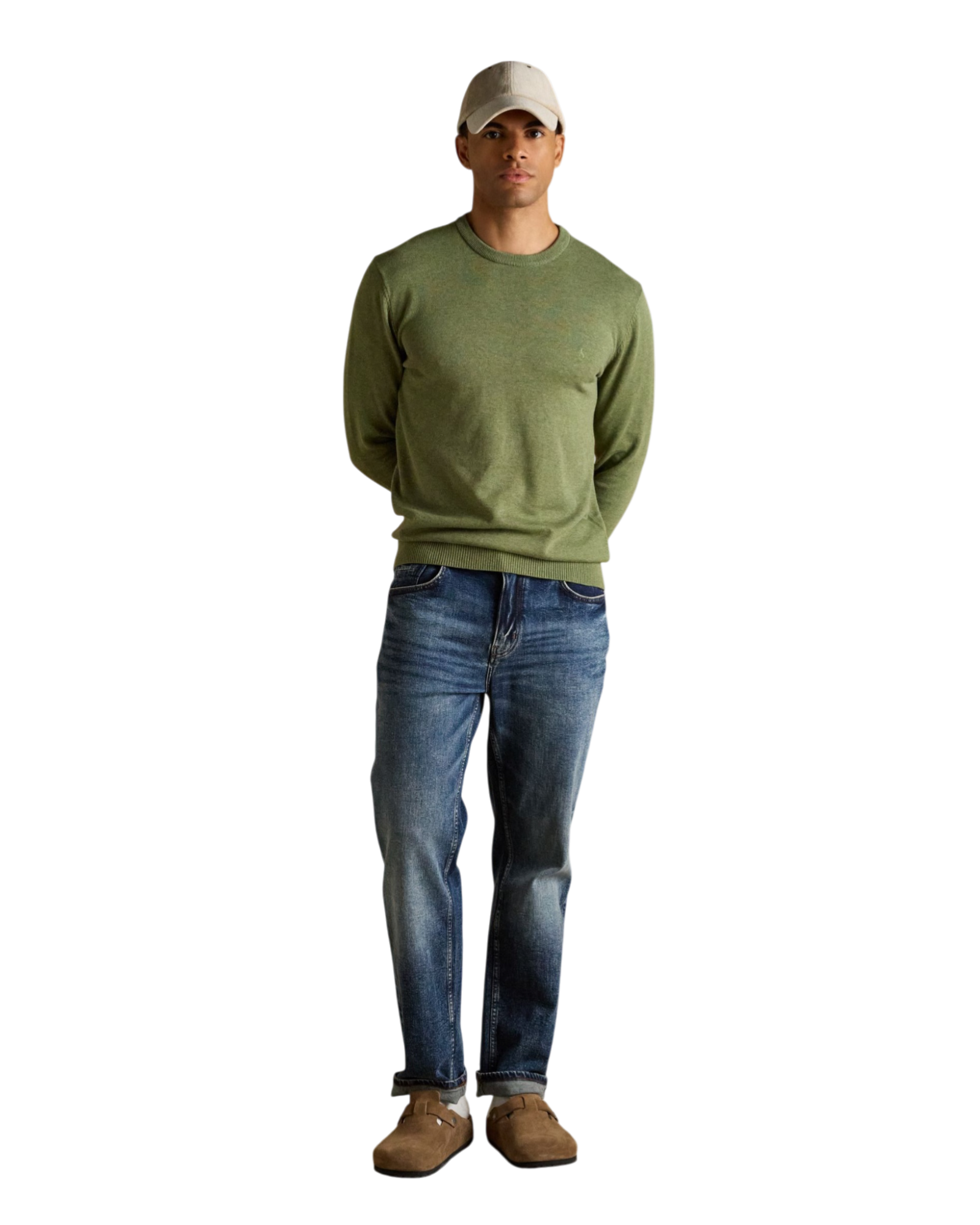 Hillside Jumper - Khaki Green