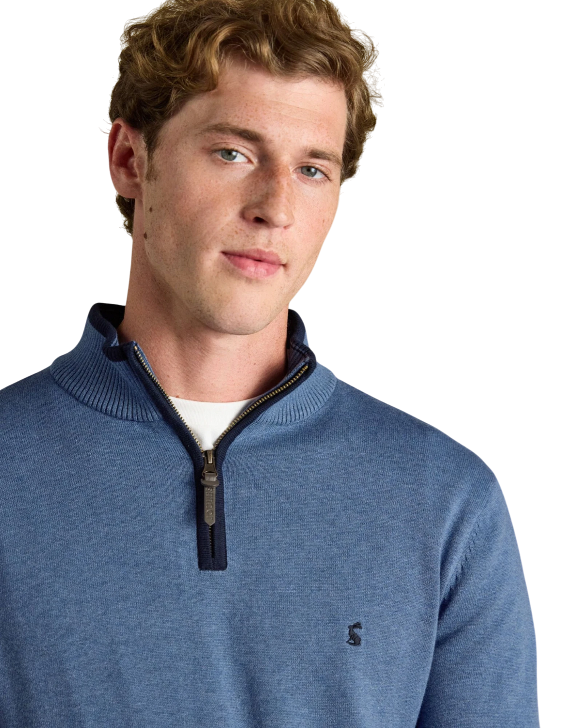 Hillside 1/4 Zip Jumper - Blue