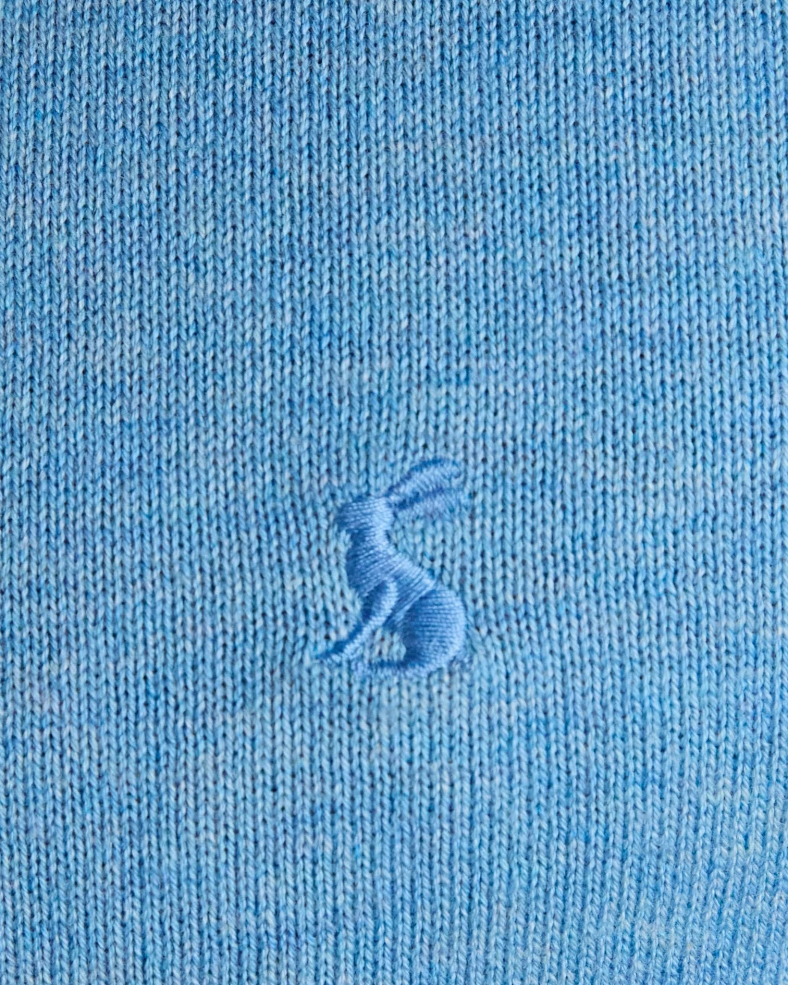 Hillside Quarter Zip Jumper - Light Blue