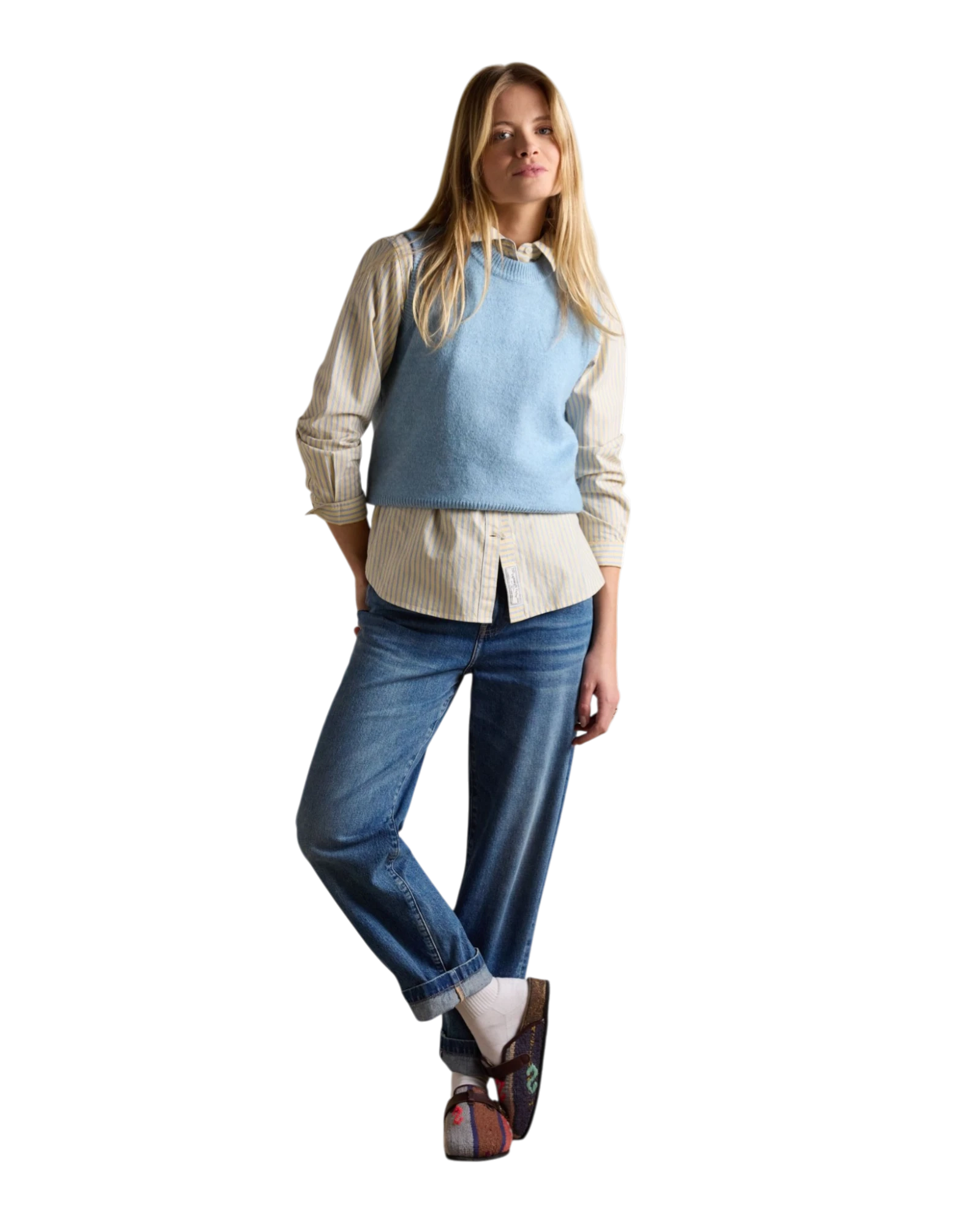 Holly Vest - Light Blue