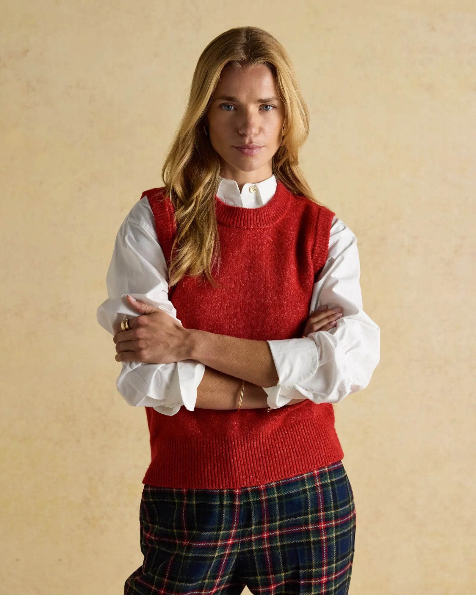 Holly Vest - Red