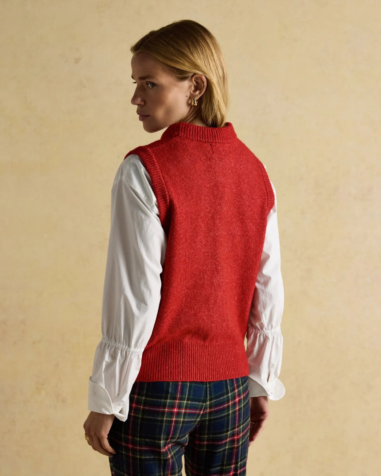 Holly Vest - Red