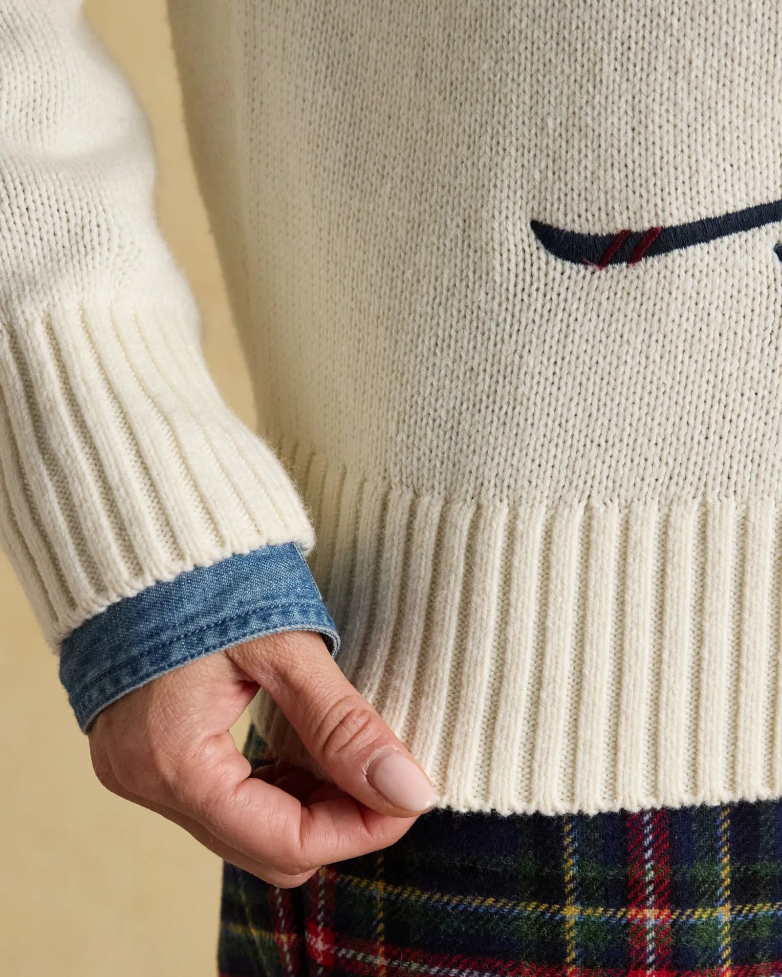 Jonty Ski Jumper - Oatmeal