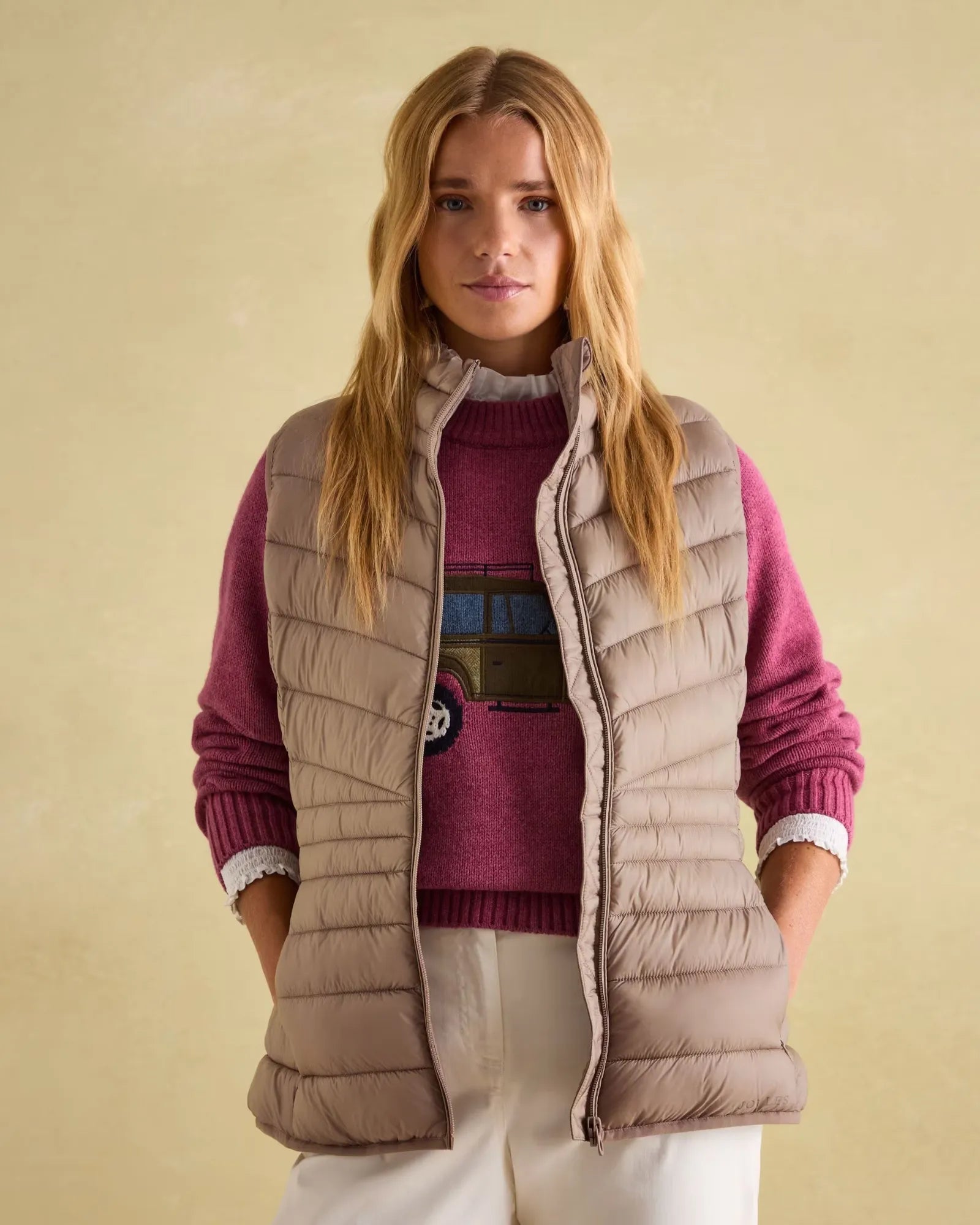 Kenley Pearl Showerproof Padded Gilet