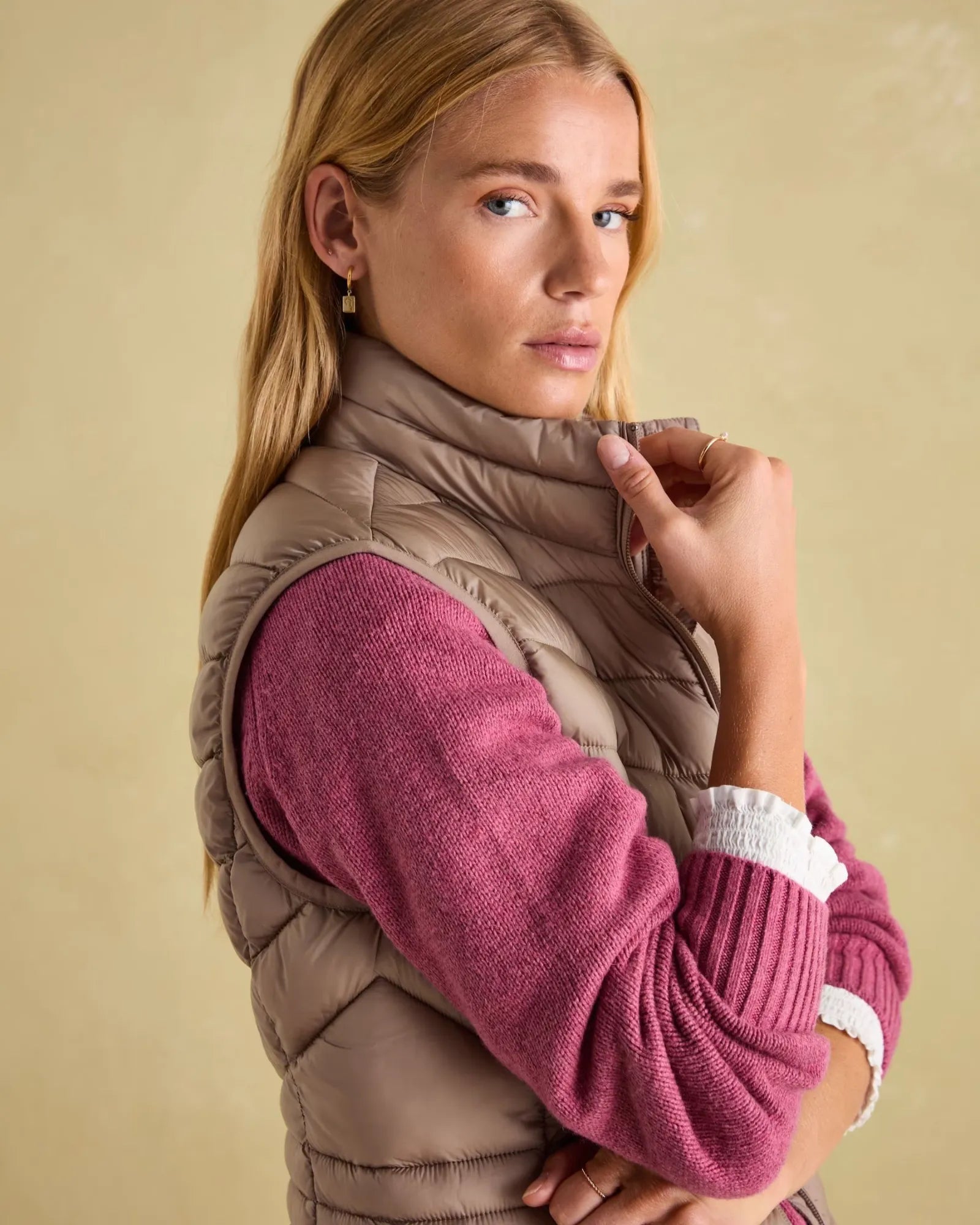 Kenley Pearl Showerproof Padded Gilet
