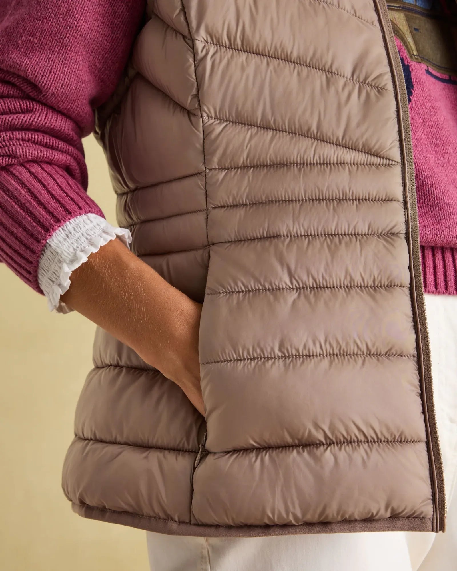 Kenley Pearl Showerproof Padded Gilet