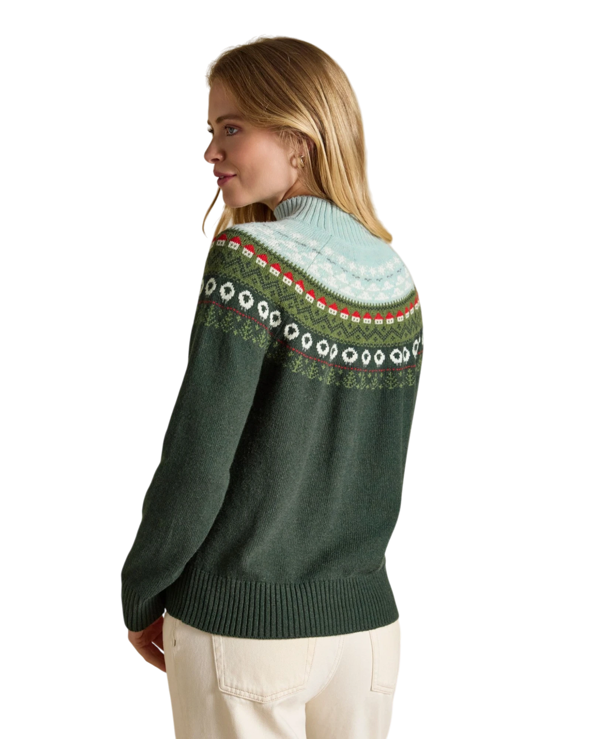 Landscape Fairisle Jumper - Green