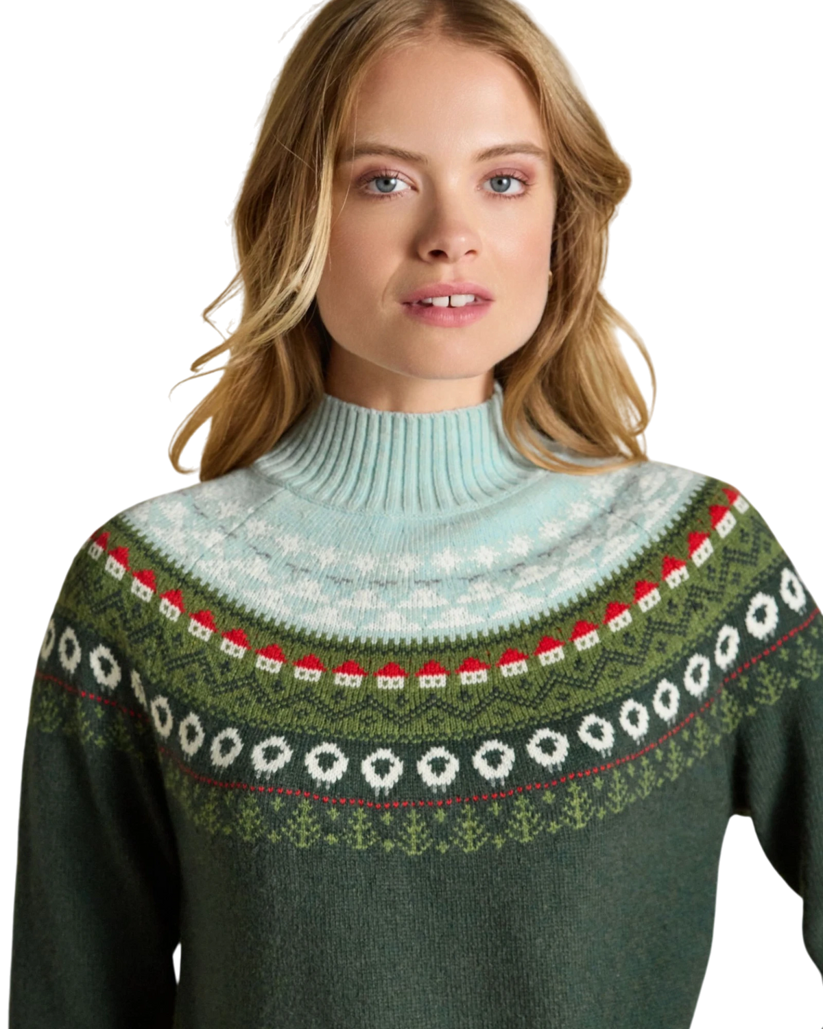 Landscape Fairisle Jumper - Green