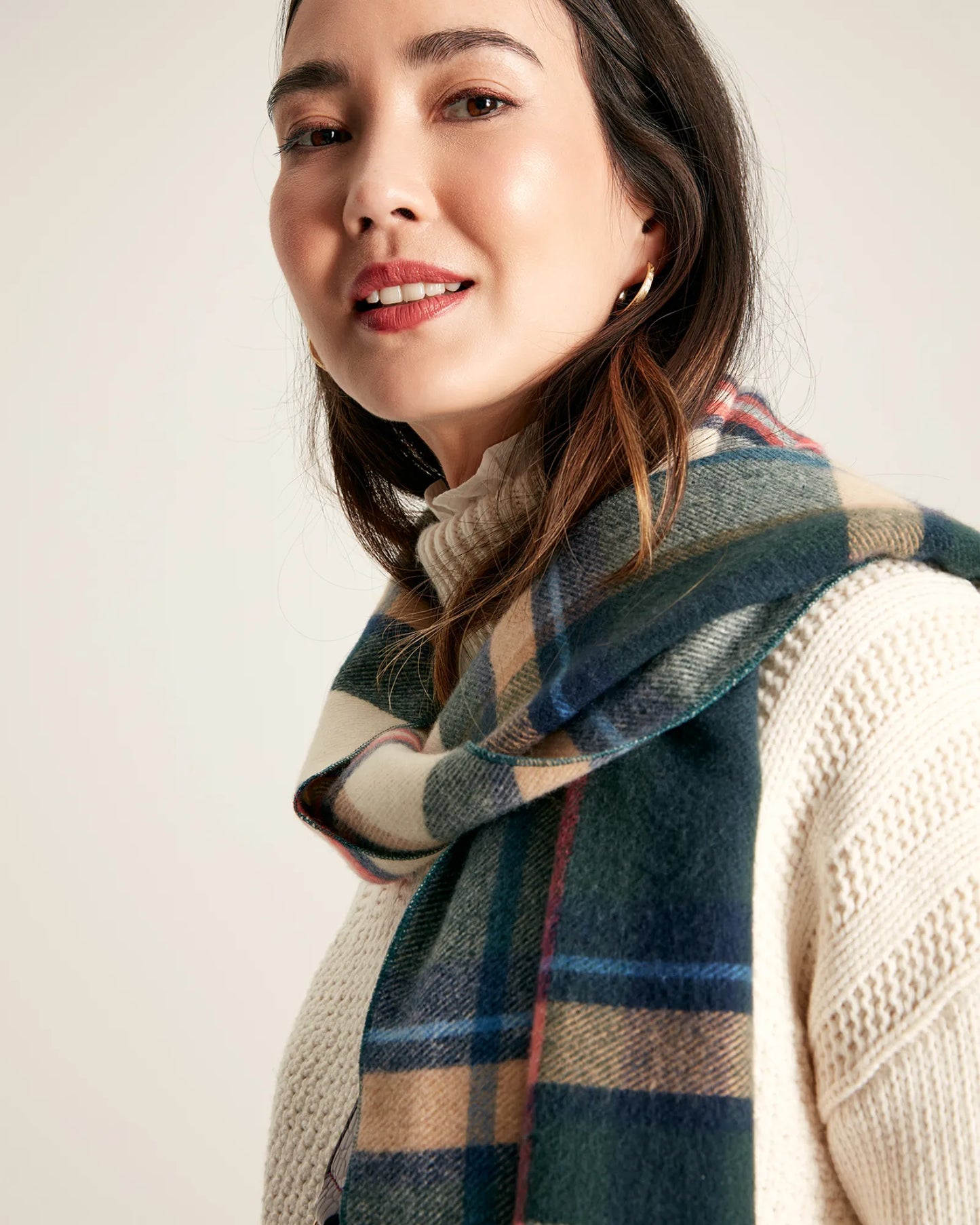 Langtree Scarf - Green Check