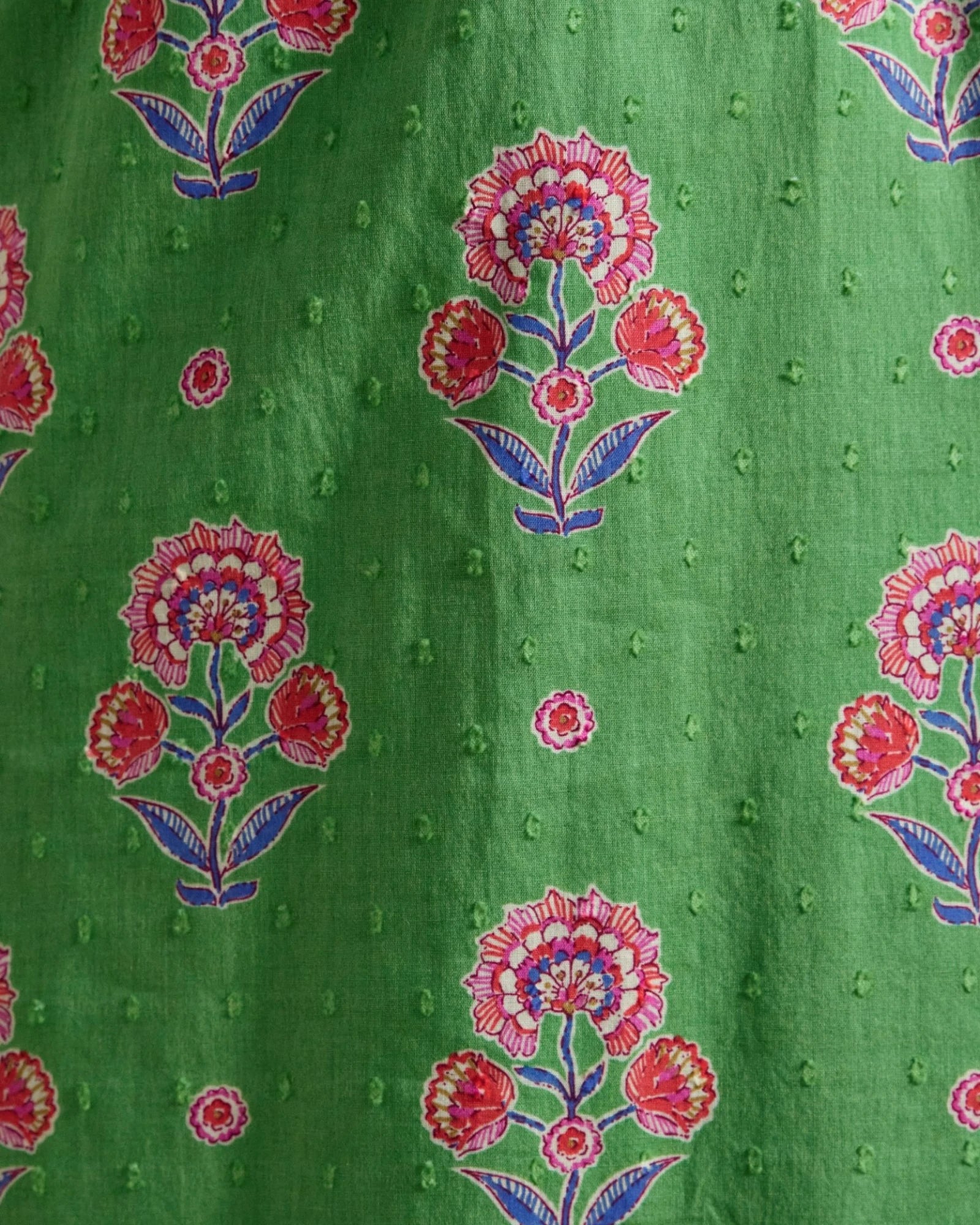 Larissa Dress - Green & Pink