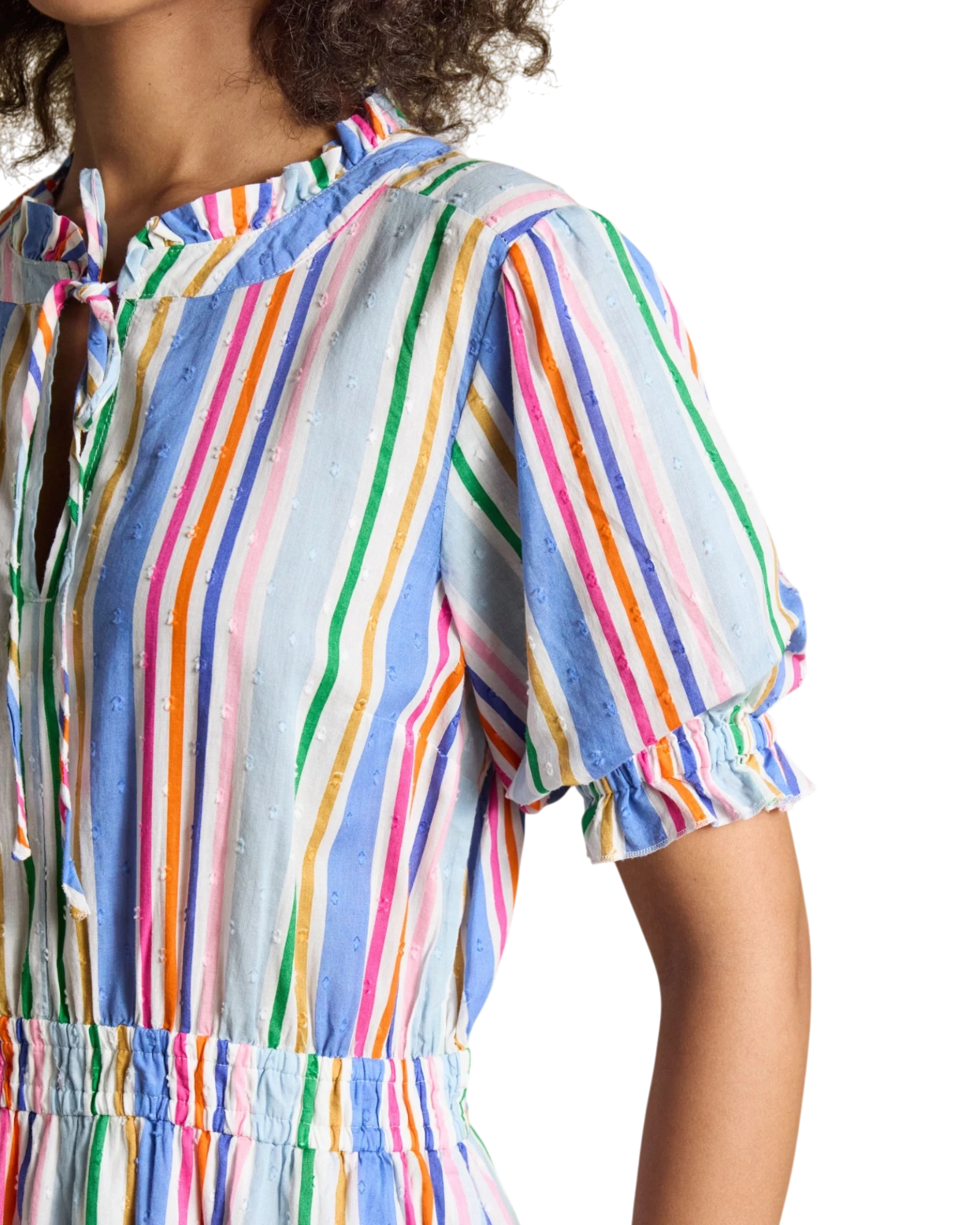 Larissa Dress - Multi Stripe