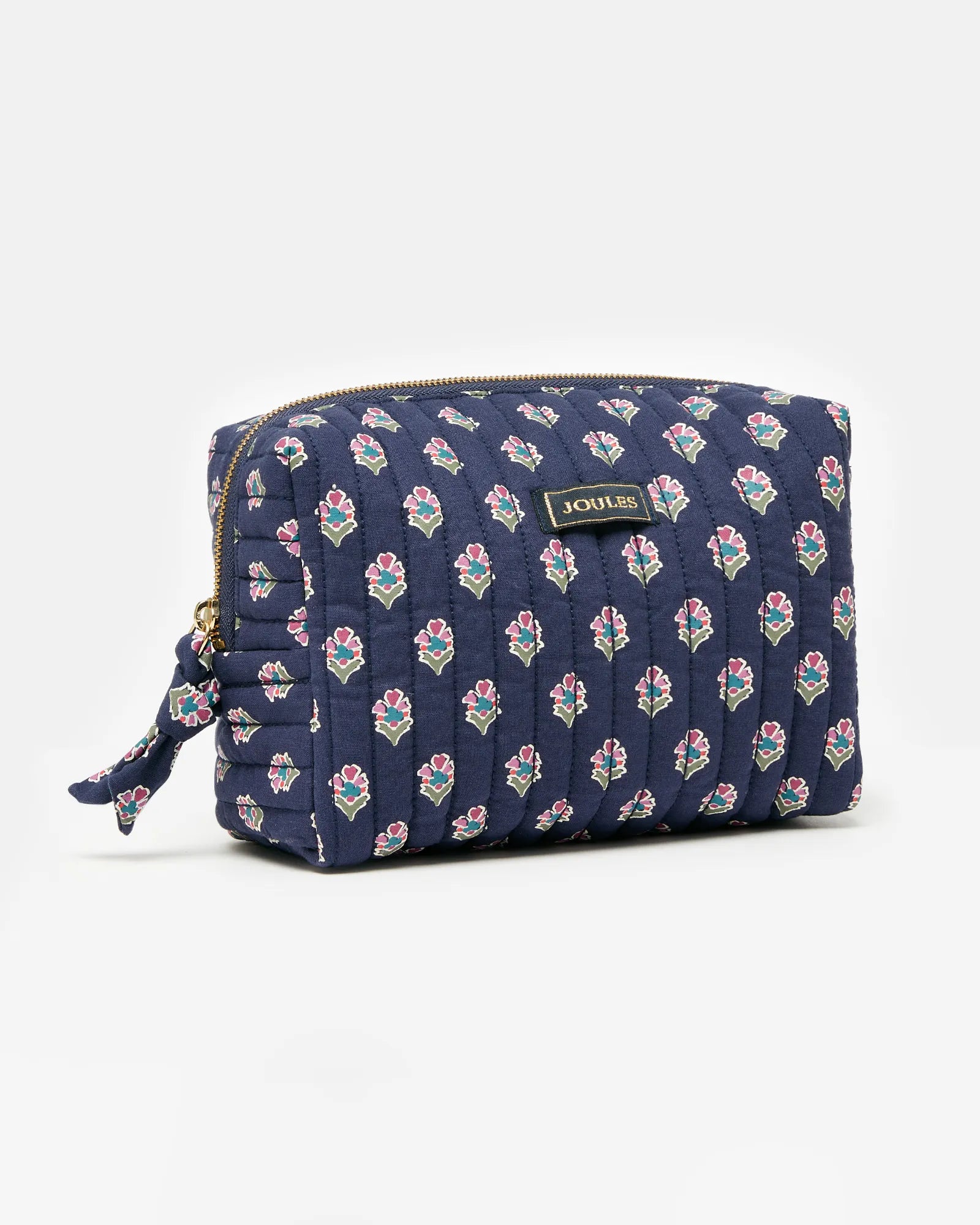 Lillia Navy Floral Cosmetic Bag