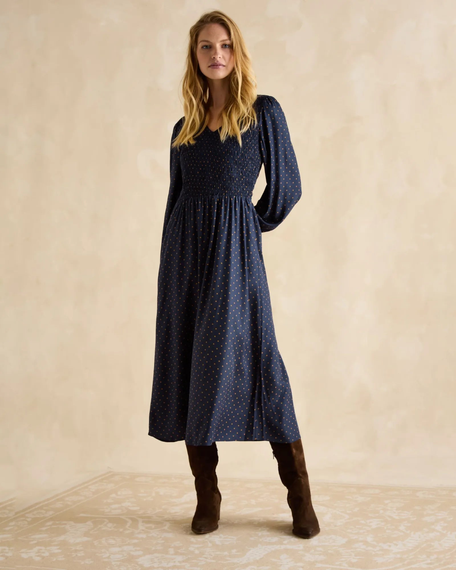 Lilliana Dress - Navy