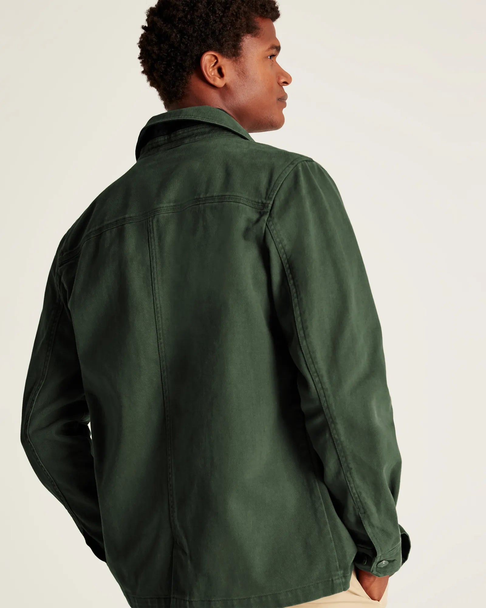 Dark green army jacket on sale