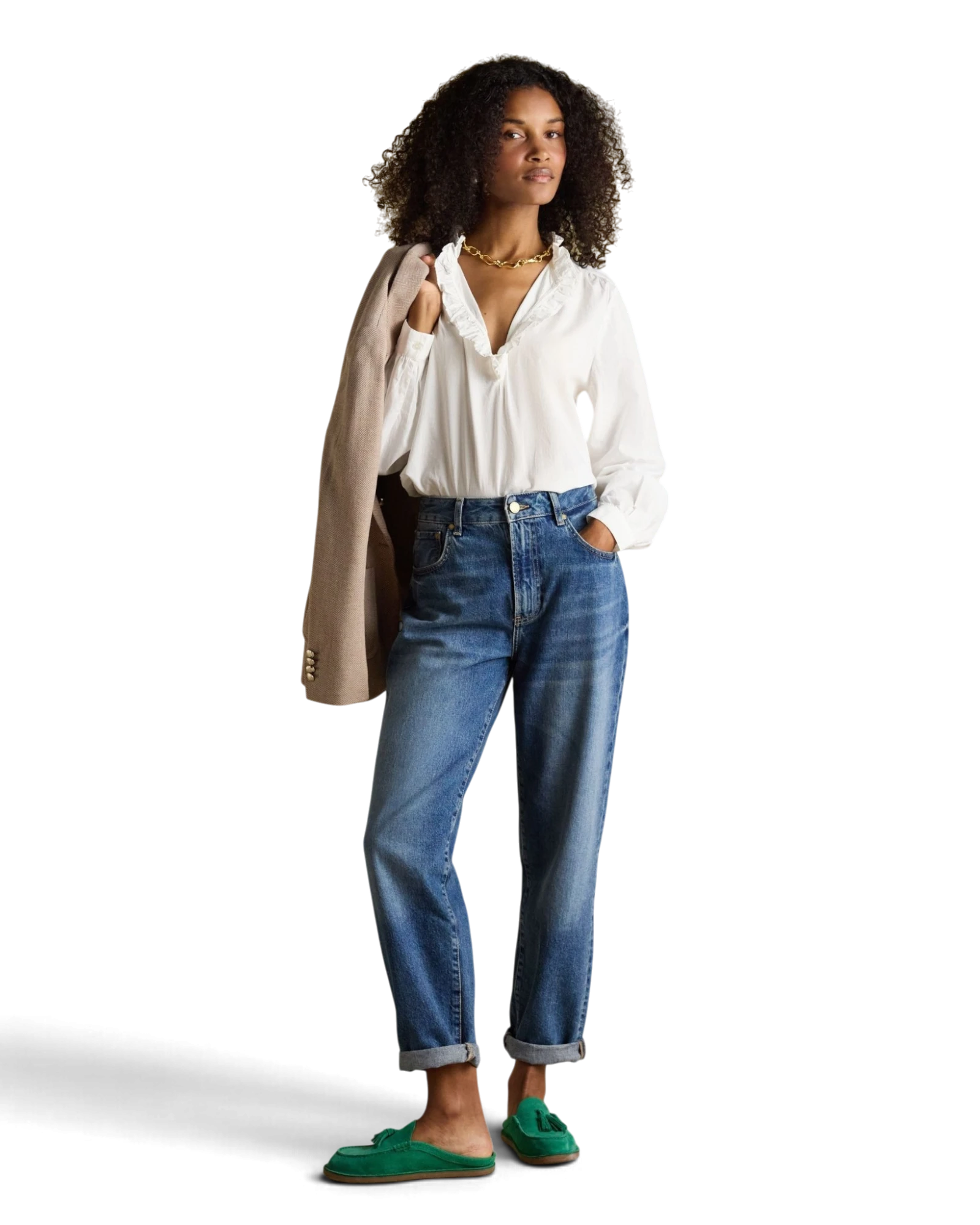 Melanie Blouse - White