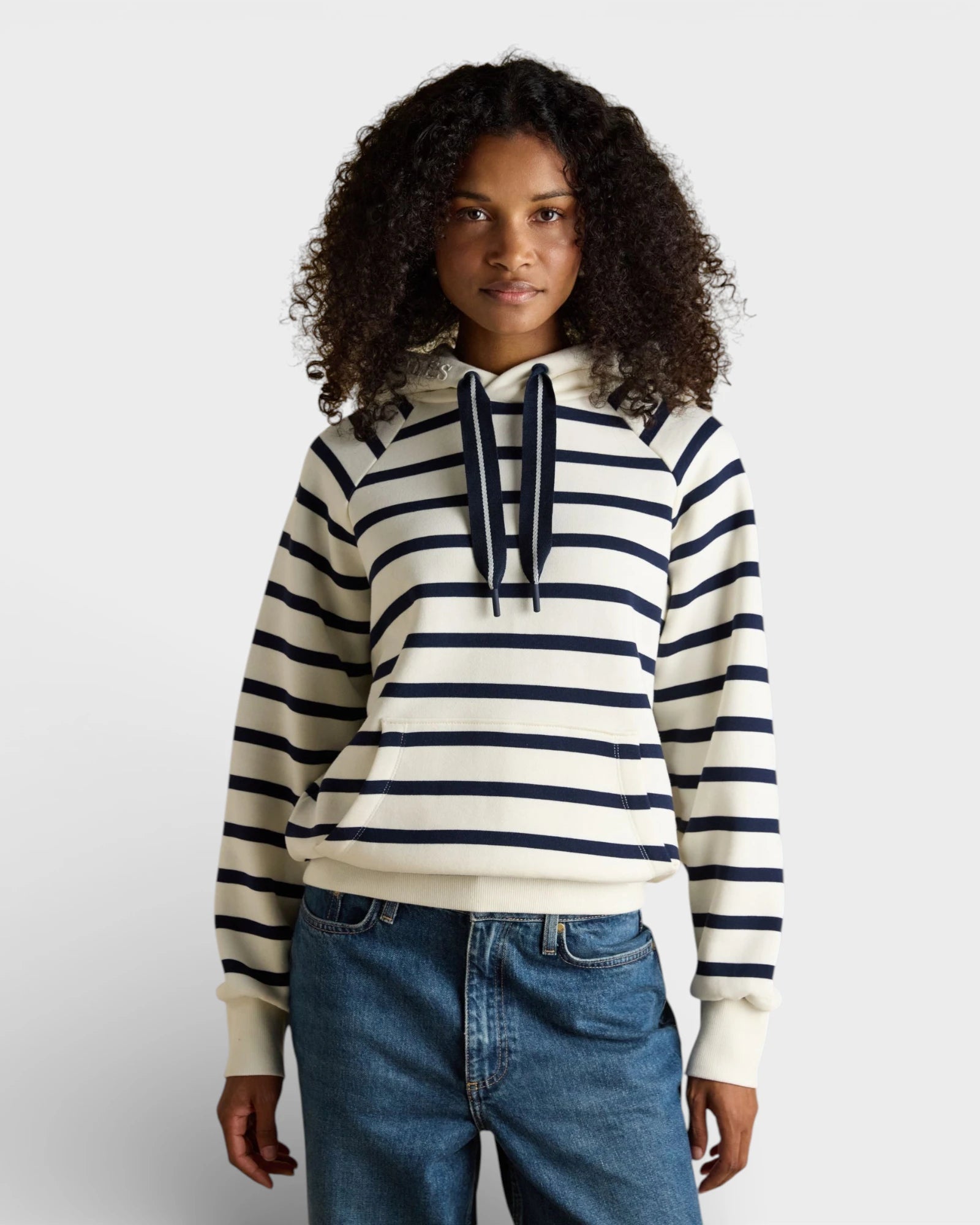 Milbourne Hoodie - Cream/Navy