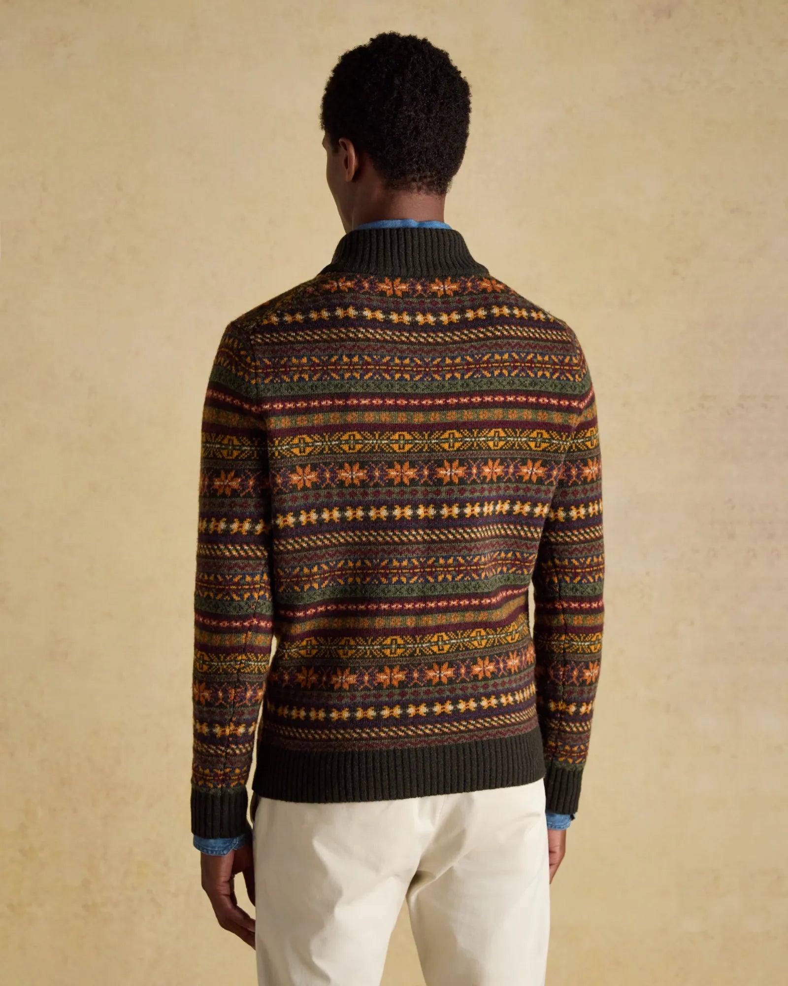 Milligan Quarter Zip Jumper - Green