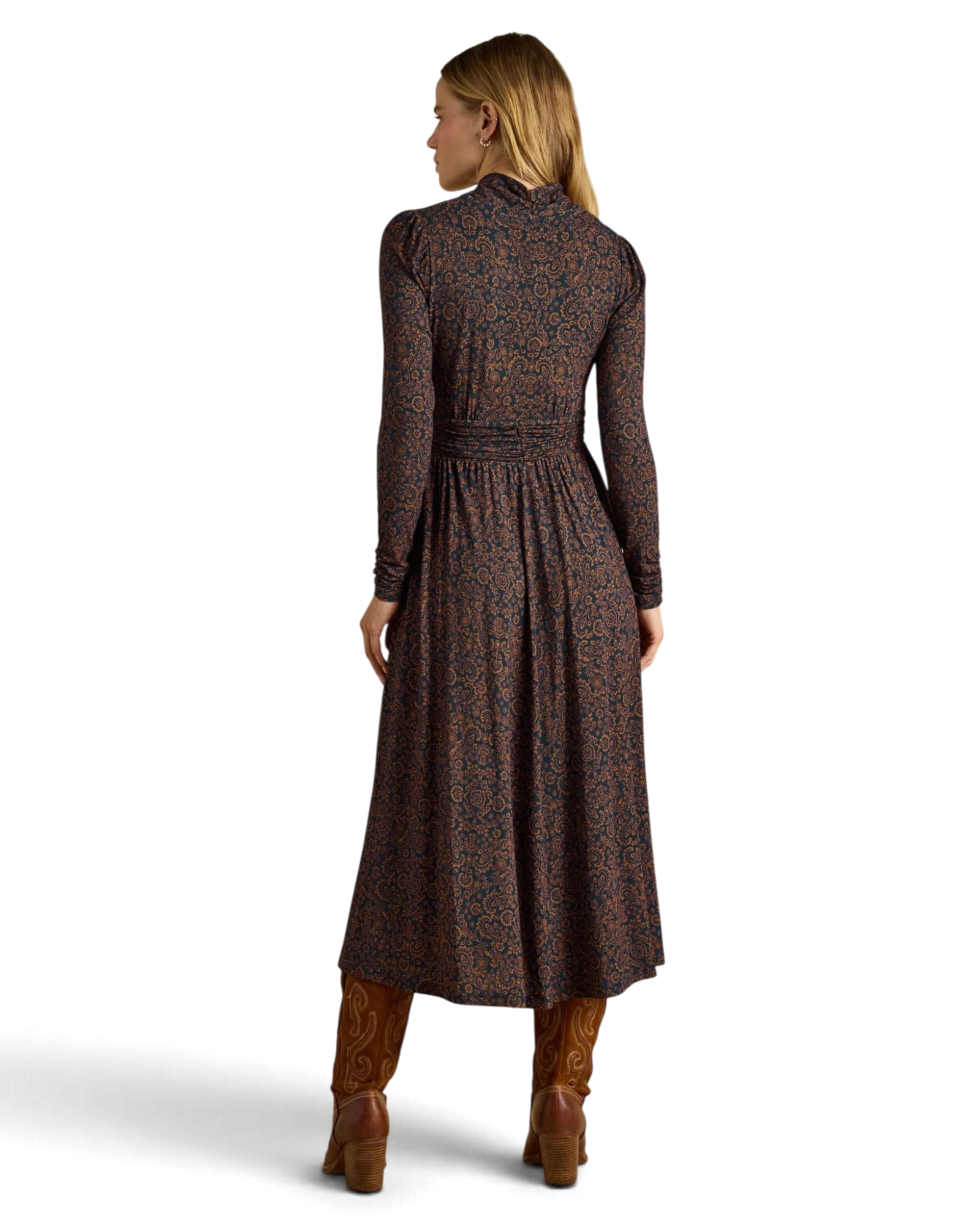 Mina Dress - Navy Floral