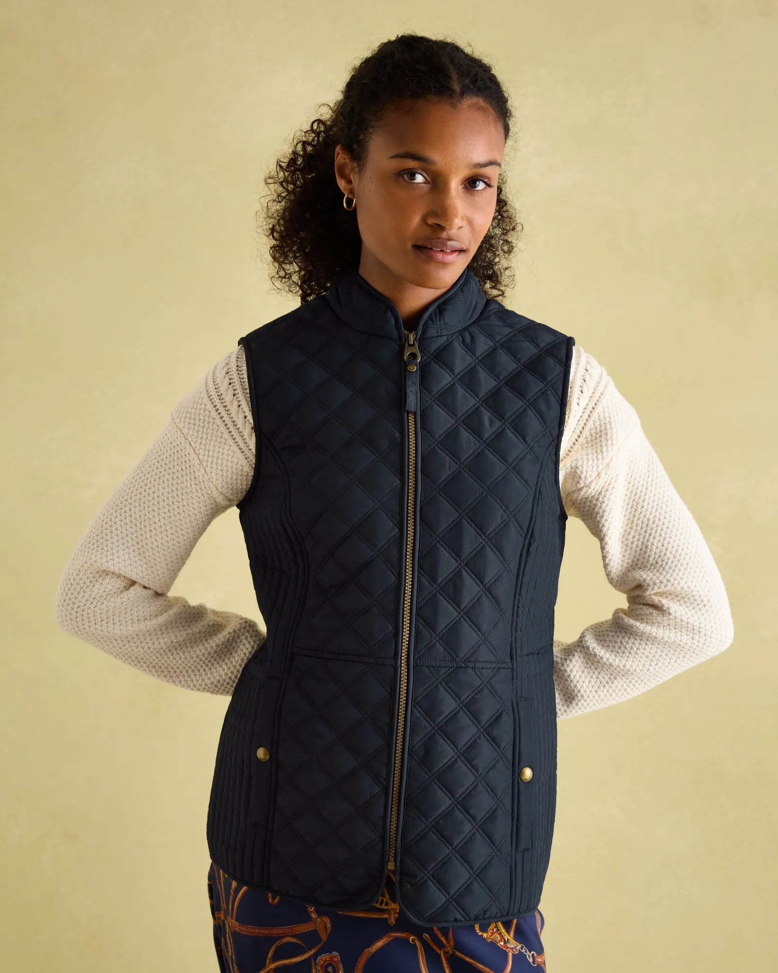 Minx Gilet - Navy Blue