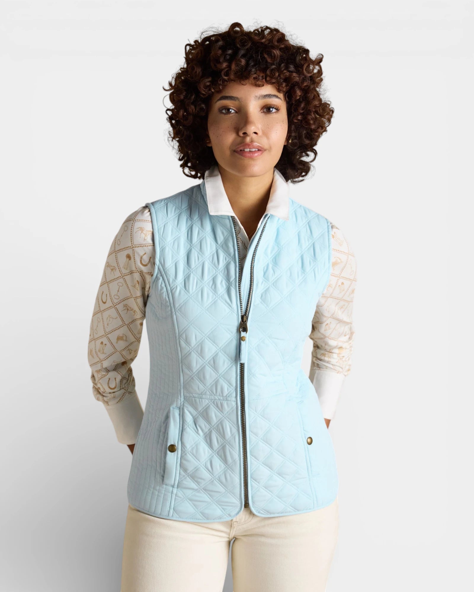 Minx Gilet - Powder Blue