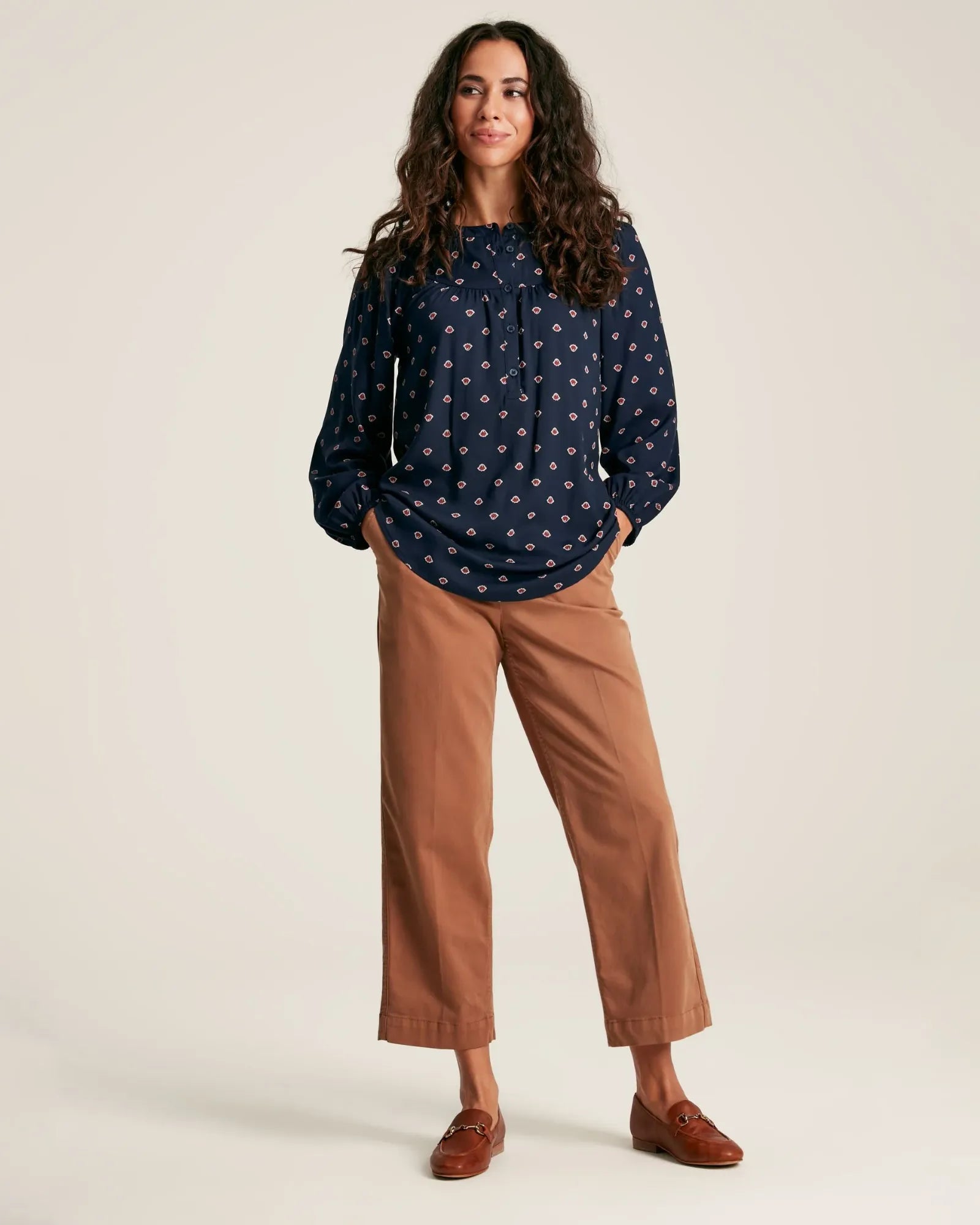 Myra Blouse - French Navy