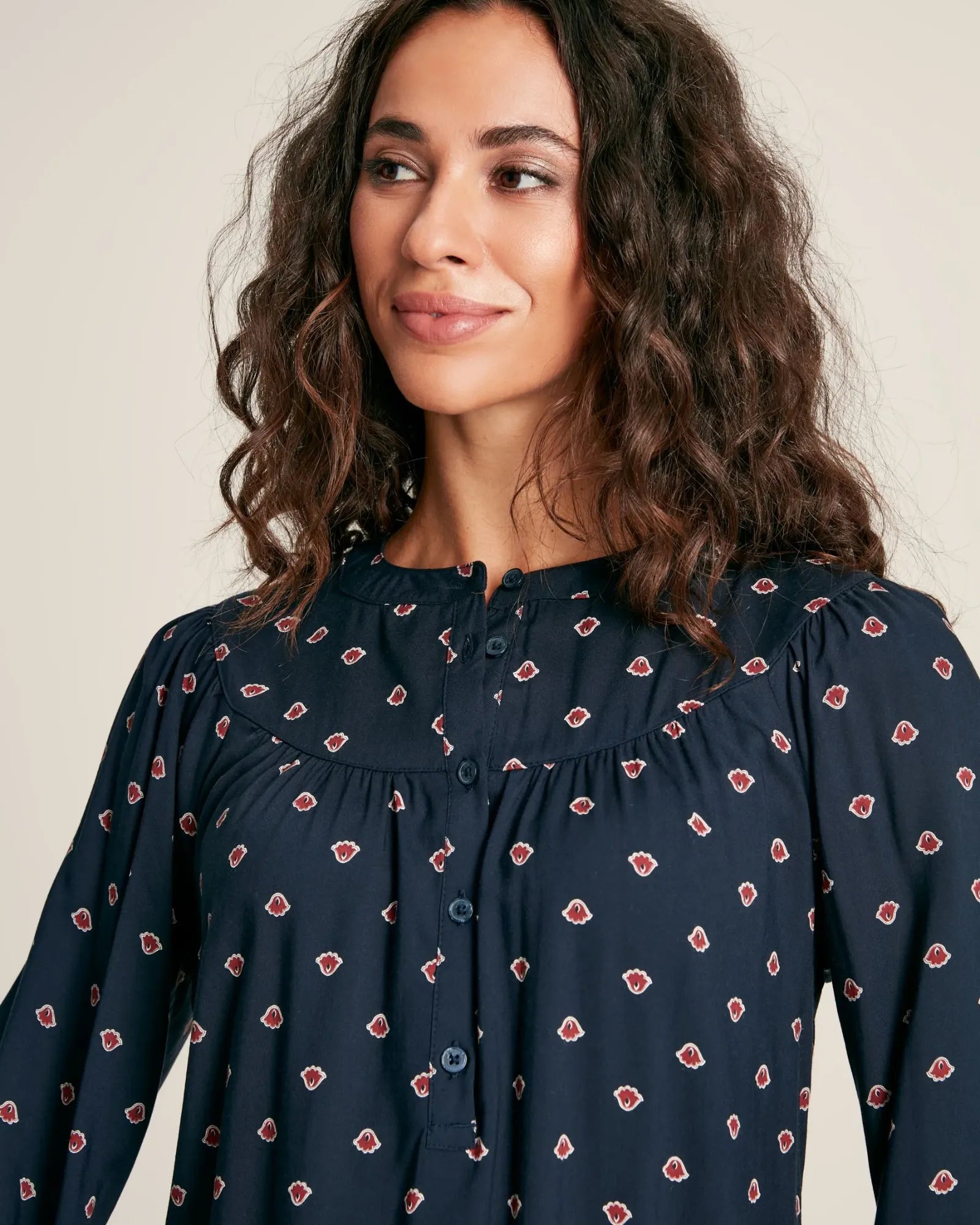 Myra Blouse - French Navy