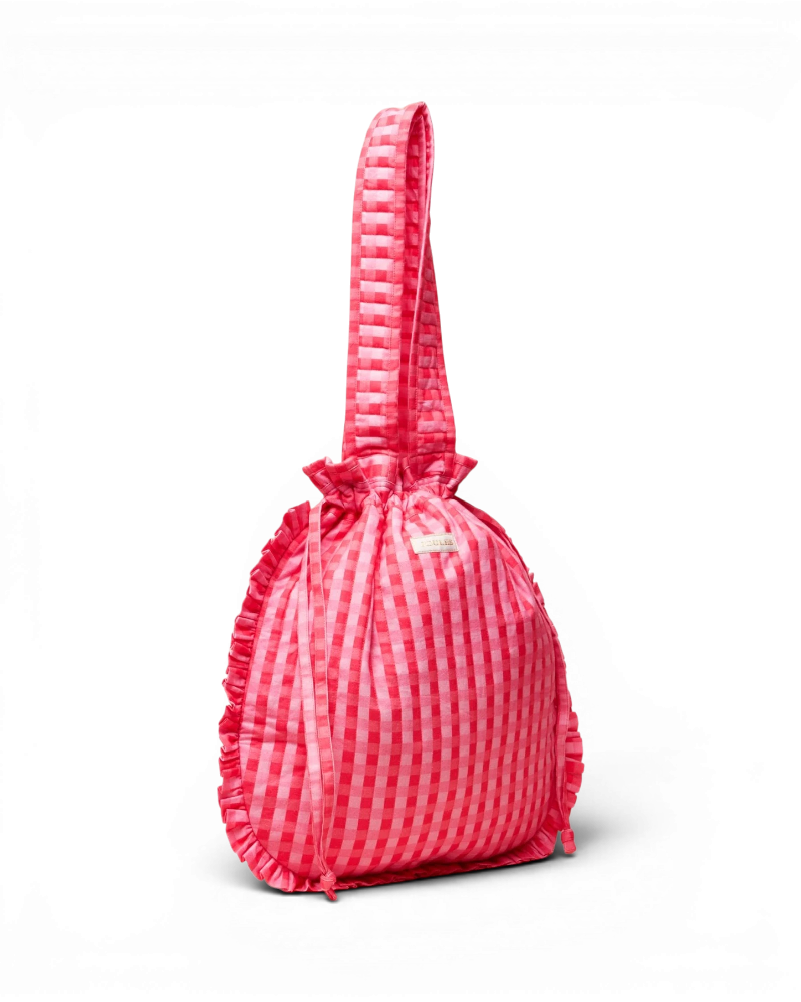 Nella Tote Bag - Red & Pink Gingham