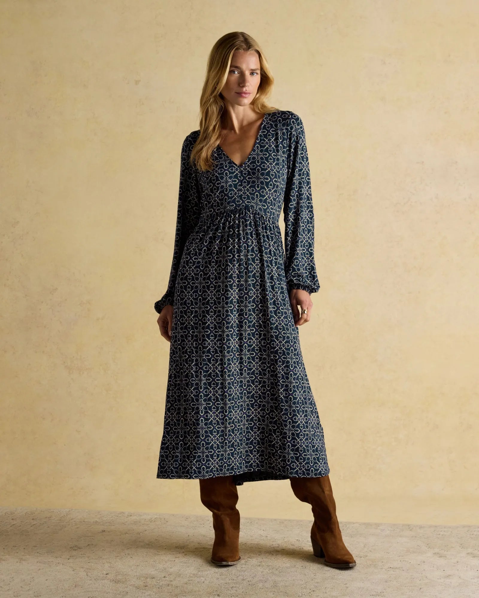 Nia Dress - Navy