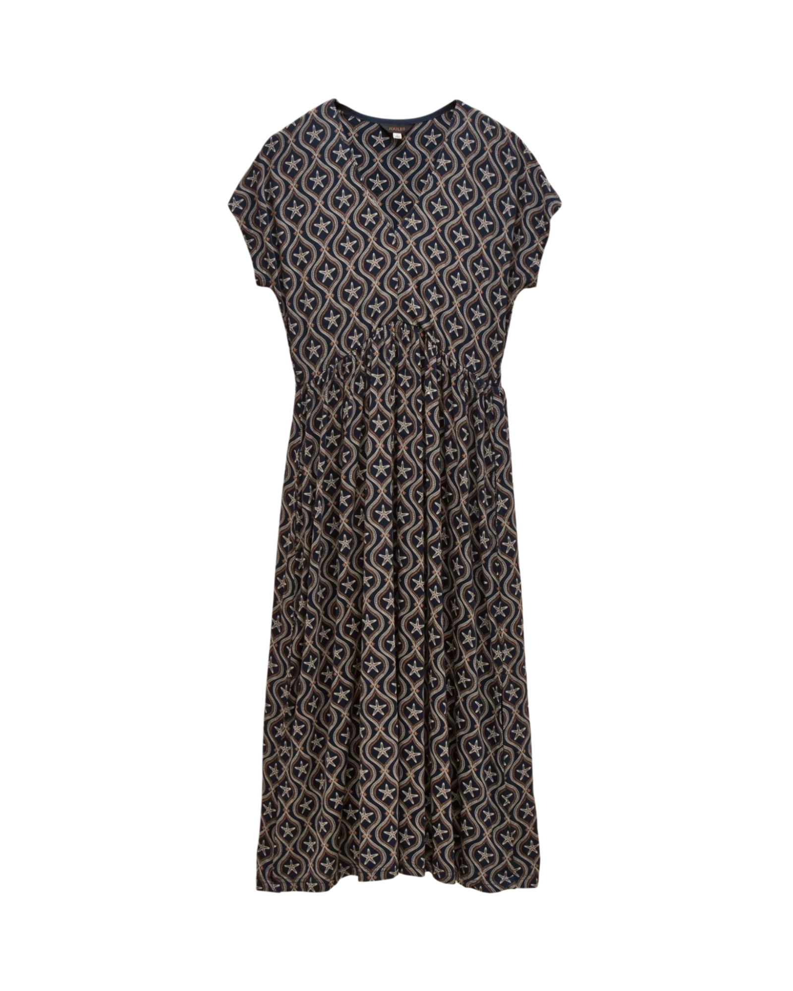 Nia Short Sleeve Dress - Navy